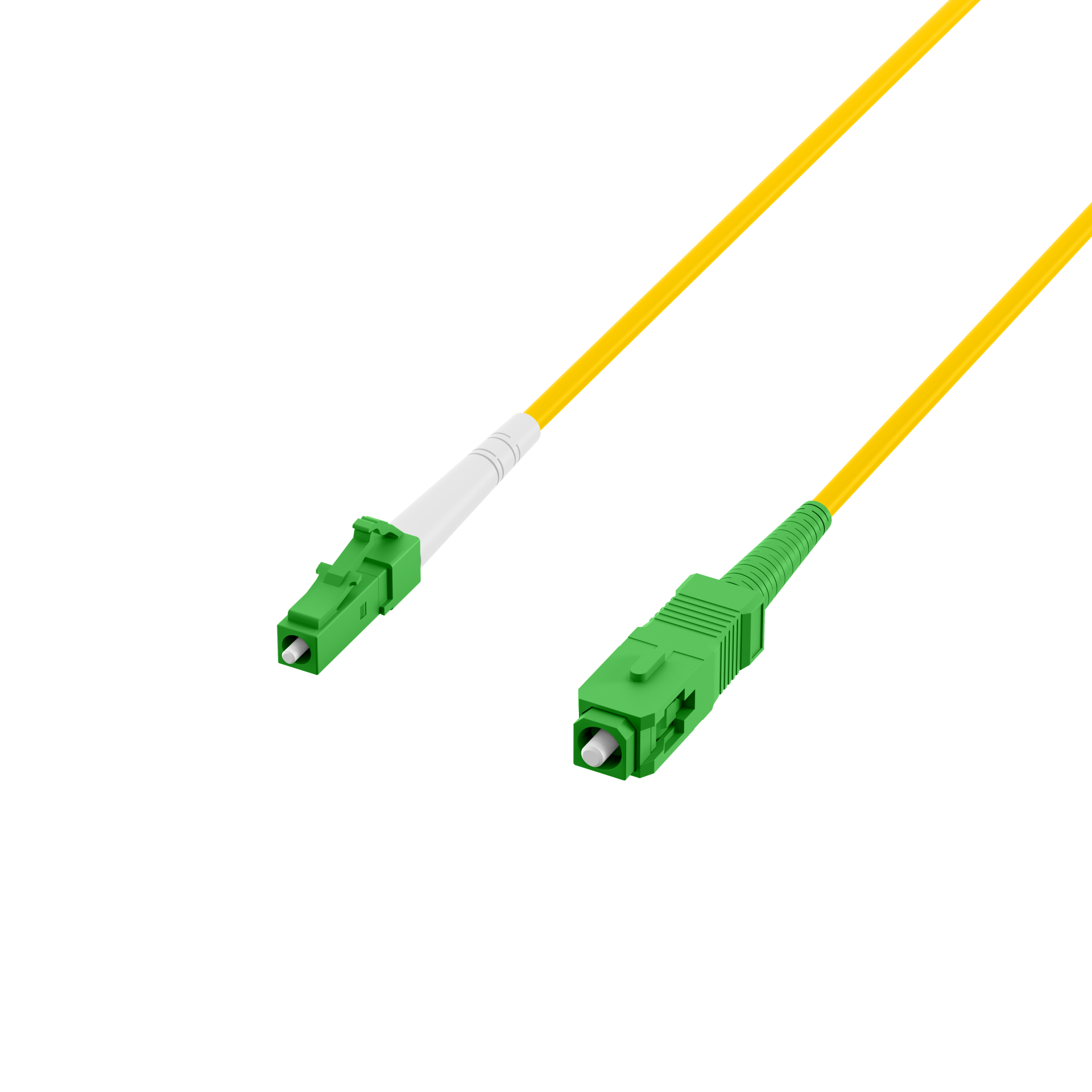 Simplex Patchkabel LC/APC-SC/APC OS2 G657A2 1m LSZH 2mm gelb