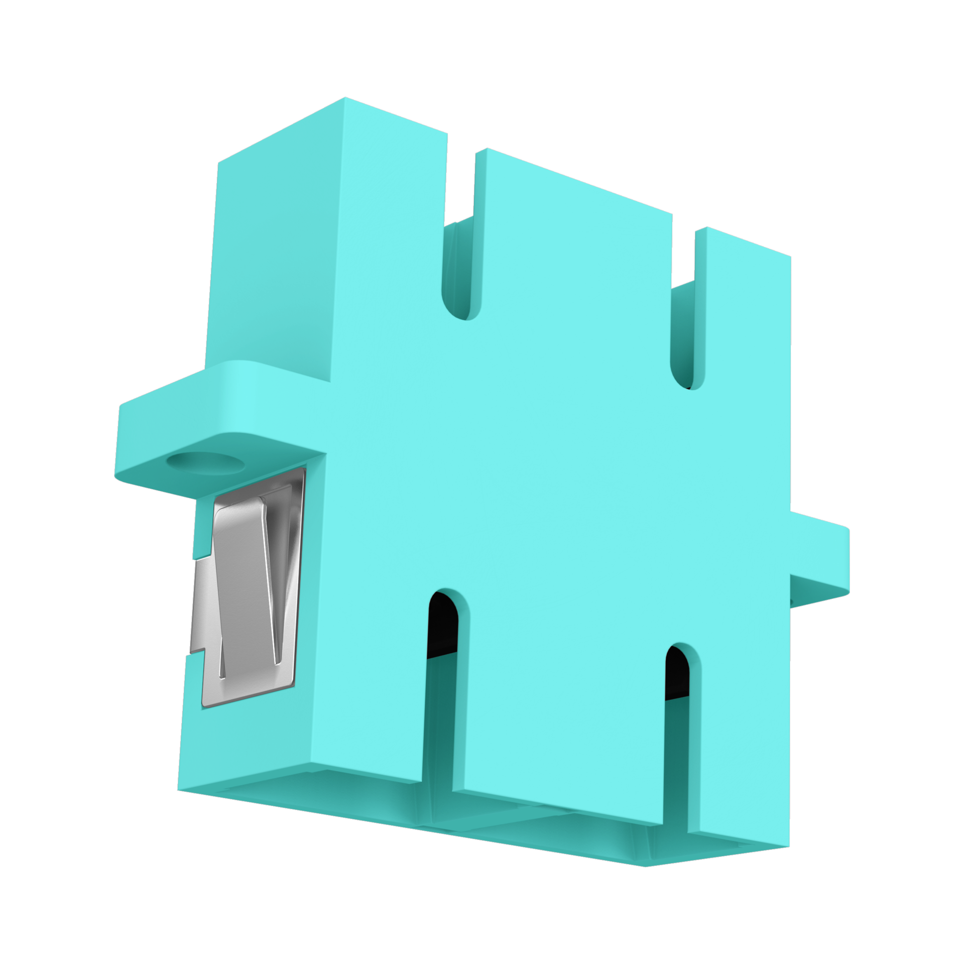 Adapter  SC Duplex OM3 aqua 