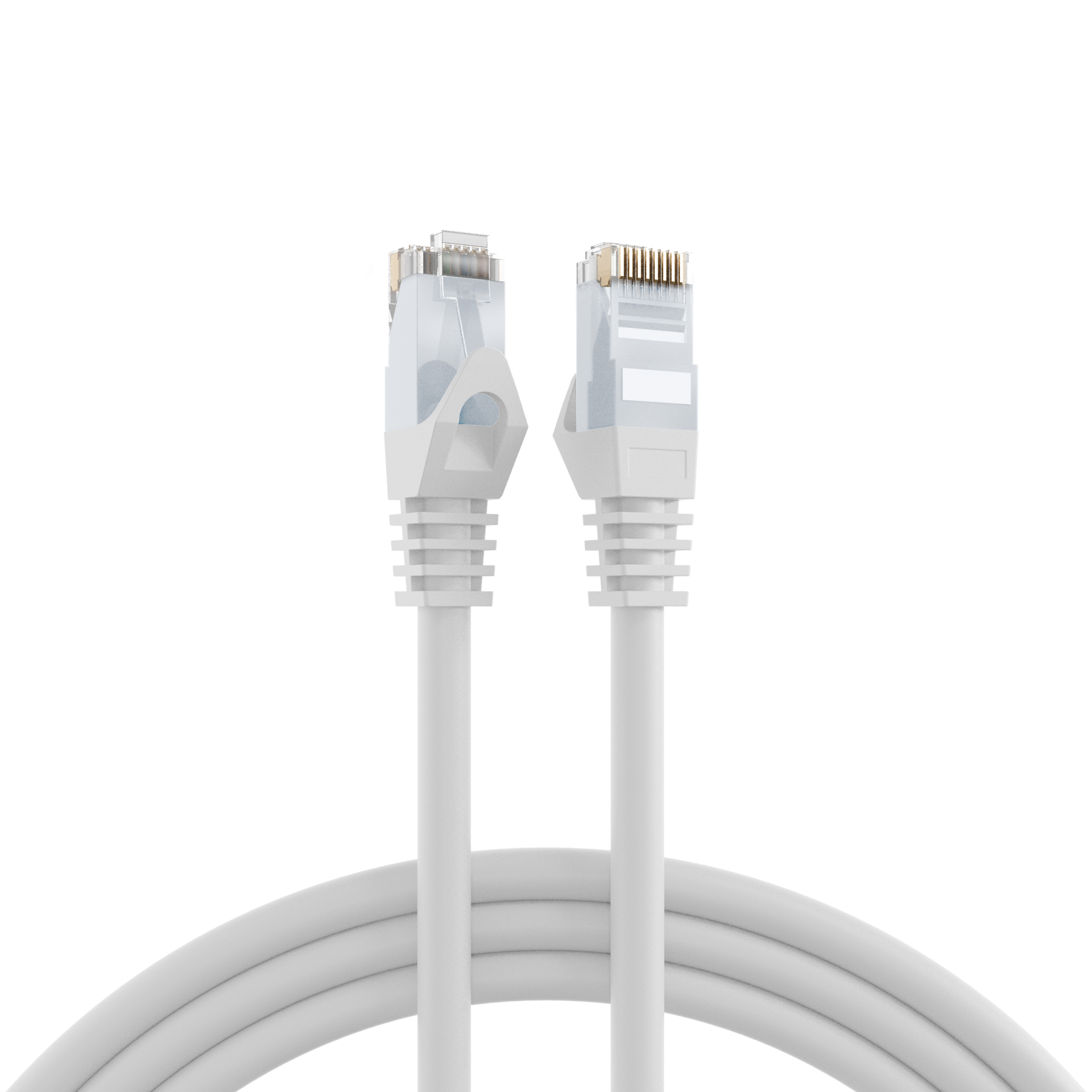 RJ45 Patch Cord Cat.6 U/UTP LSZH CCA white 7,5m