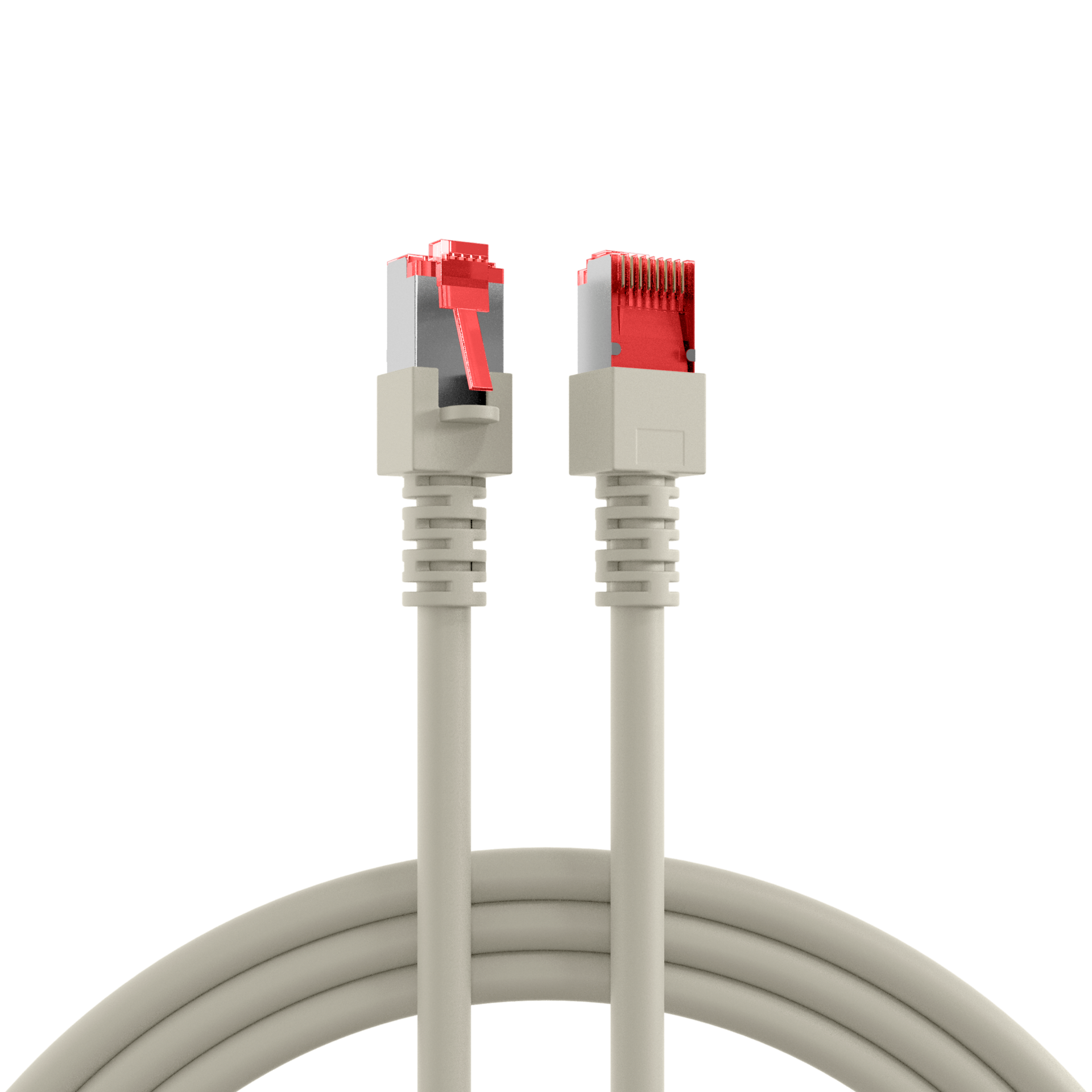RJ45 Patch Cord Cat.6 S/FTP LSZH grey 0,75m | 0.75 m | K5510