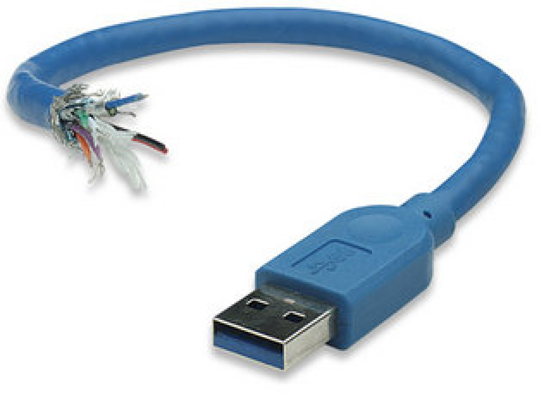 USB3.0 Verlängerungskabel Stecker Typ-A - Buchse Typ-A, Blau 1 m