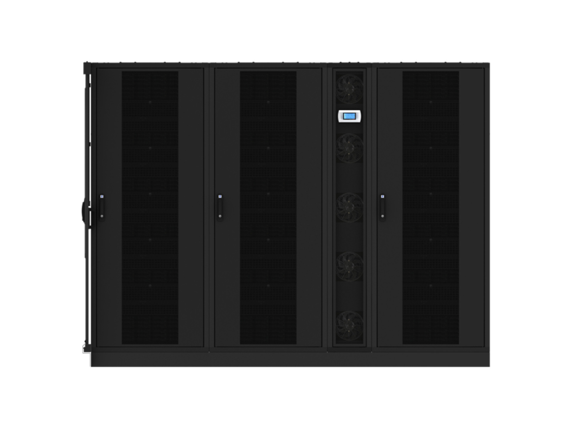 In-Row Cooler 42U, 300x1000, 4.4 / 8 kW, DX1, RAL9005