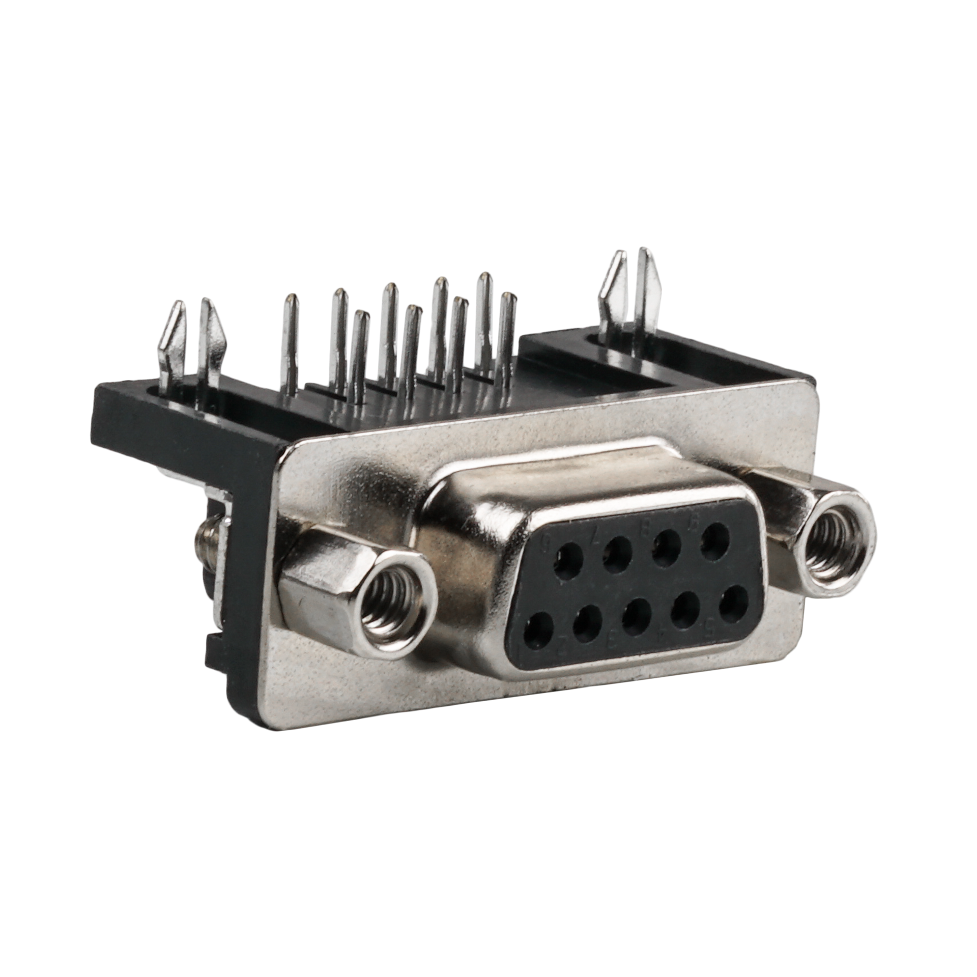 DSub Jack 7.2mm, USA stand. angled, E-DF, 09A-KGT2