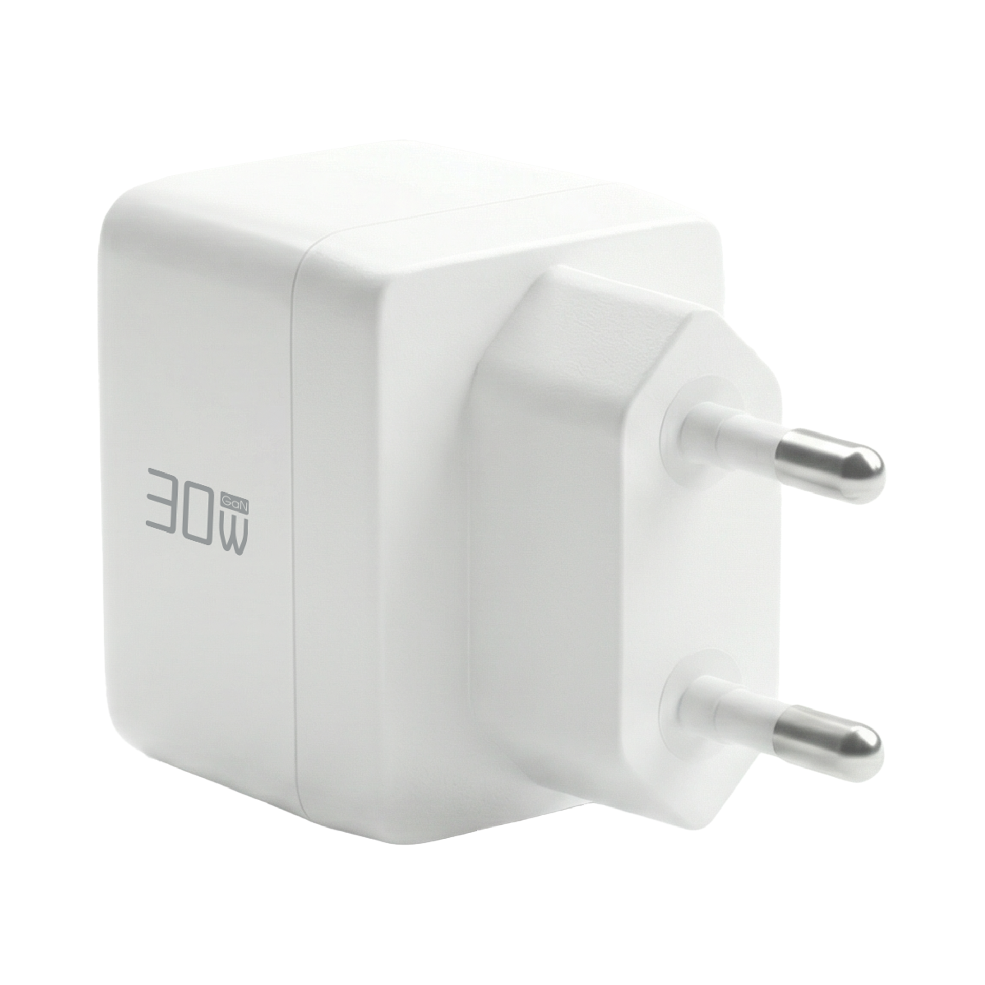 Ladegerät 30W USB-C Set PD3.0 GaN QC3.0 inkl. 2m USB-C Ladekabel weiß