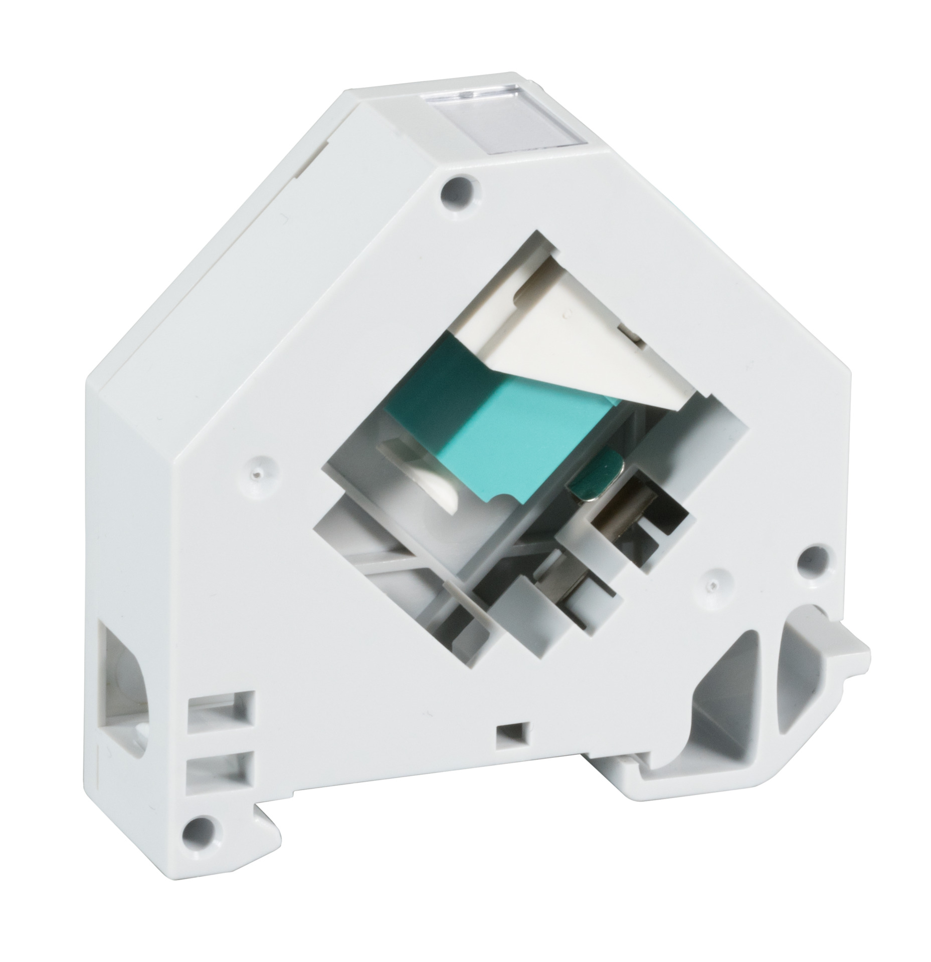 DIN RAIL adapter for SC/APC Singlemode, 1 Port