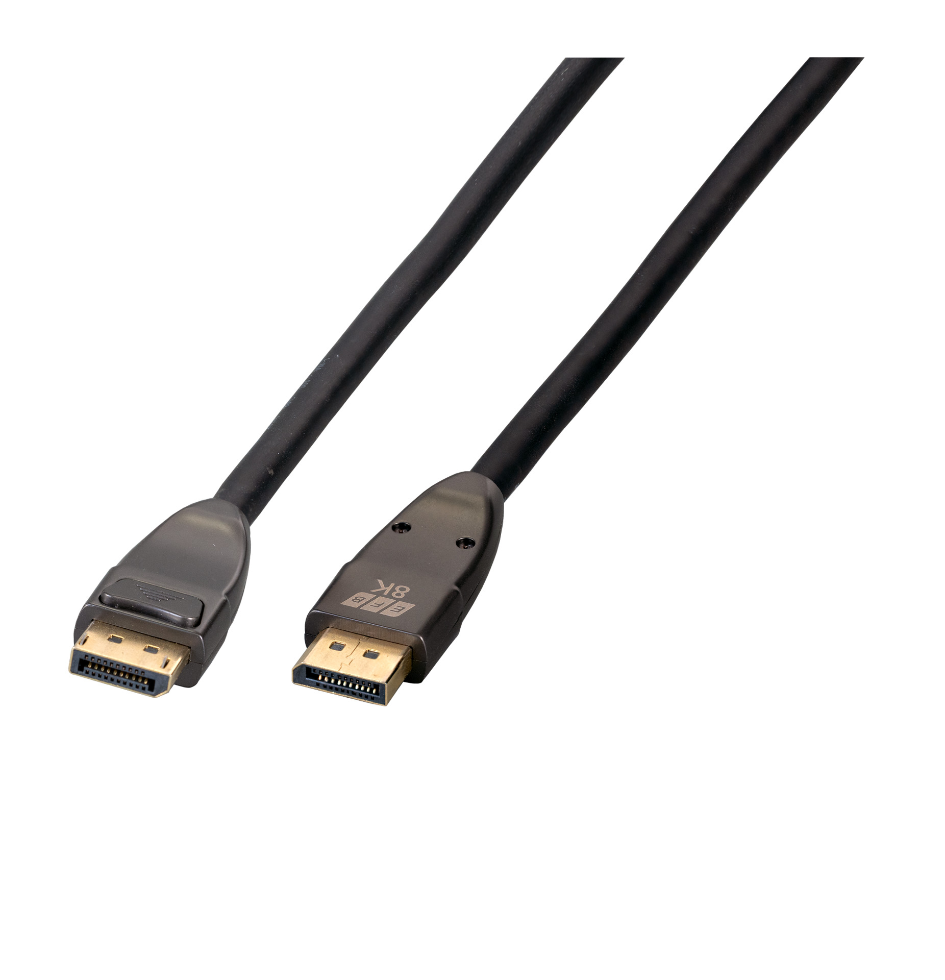 DisplayPort 1.4 Anschlusskabel 8K 60Hz,A-A St-St, Premium ZDG-Gehäuse,2m,schwarz