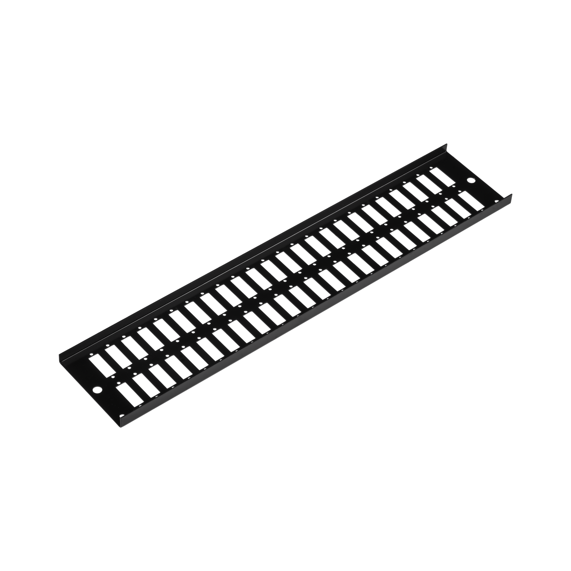 Front panel 48 x SC Duplex/LC Quad, black