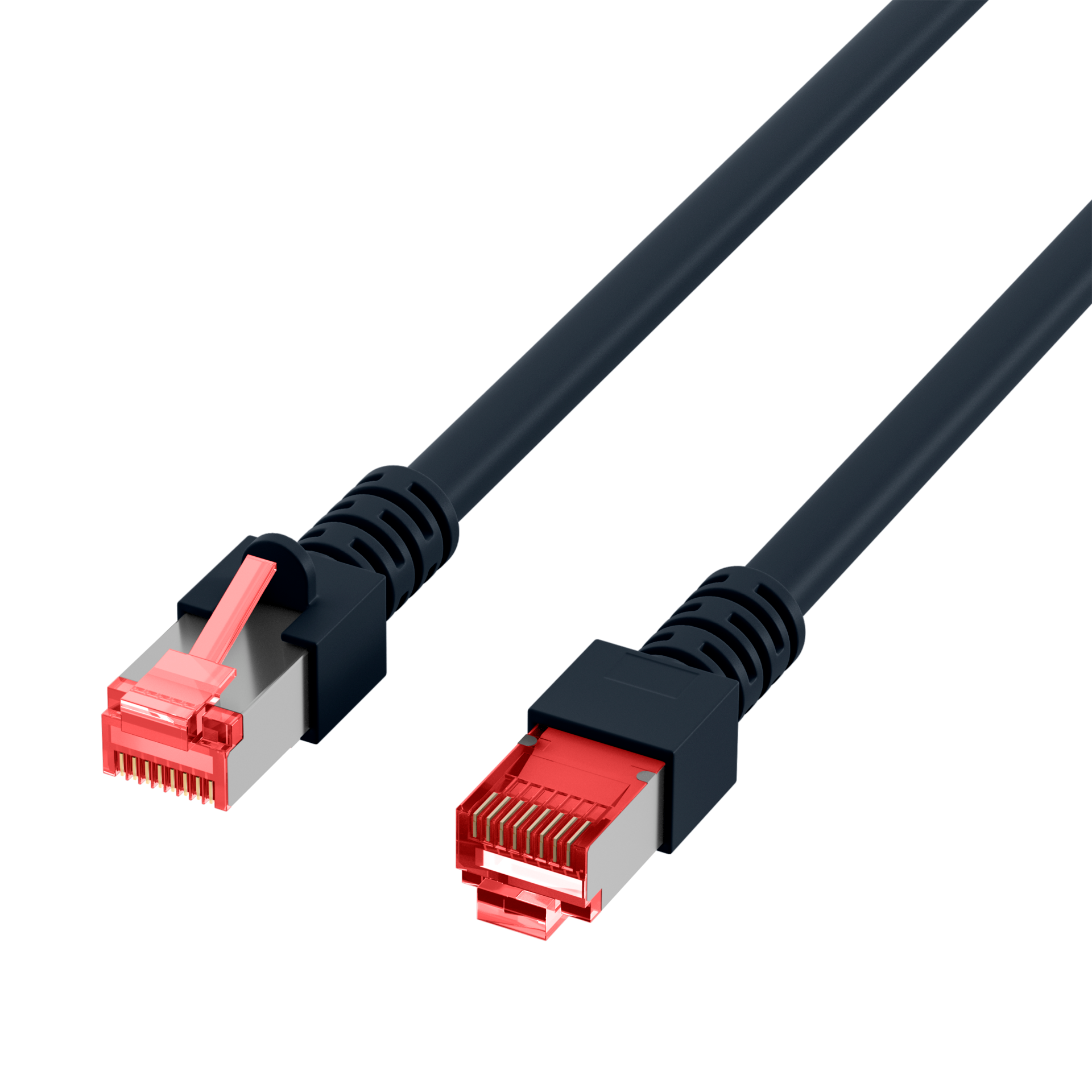 RJ45 Patch Cord Cat.6 S/FTP LSZH black 15m