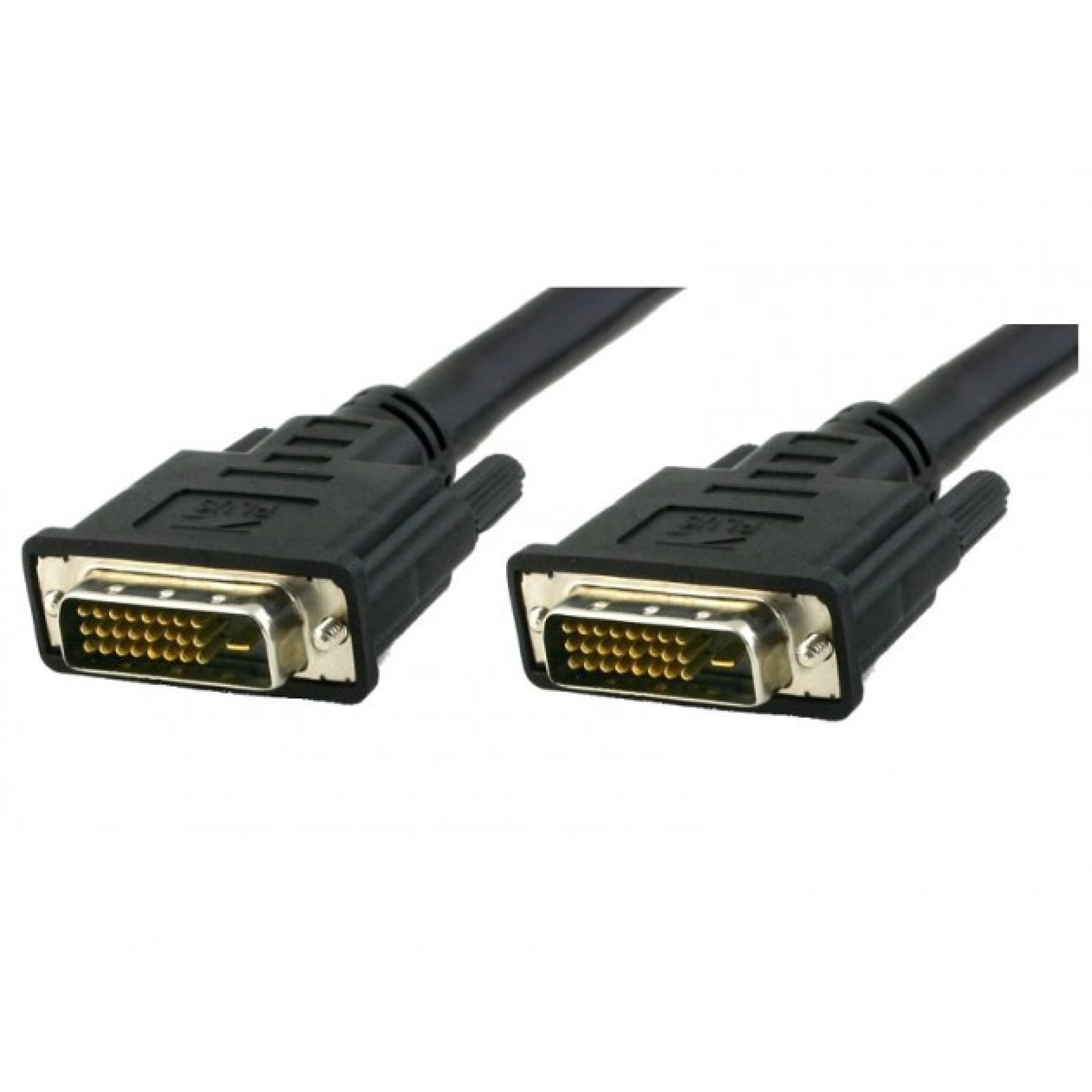 DVI-D Dual-Link Anschlusskabel Stecker/Stecker, schwarz, 1,8 m