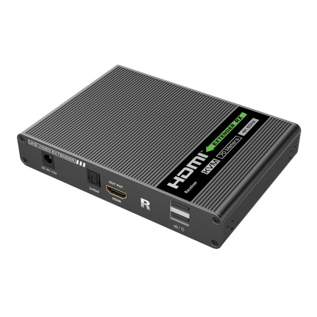 HDMI KVM Extender über Netzwerkkabel, max. 70m, 4K 60 Hz