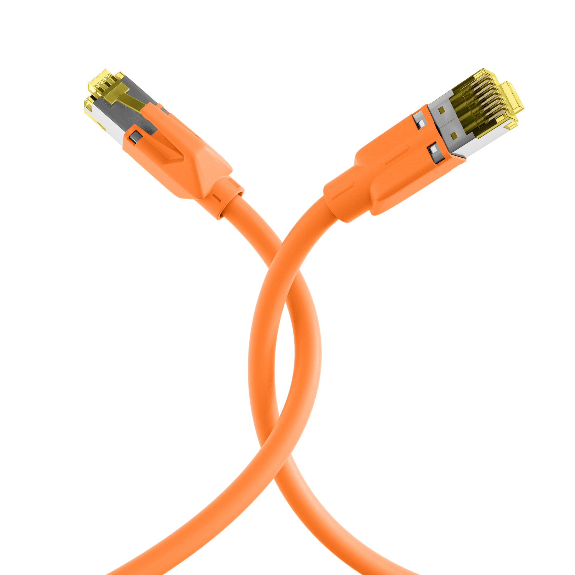 RJ45 Patch Cord Cat.6A S/FTP LSZH Draka UC900 TM31 orange 7,5m