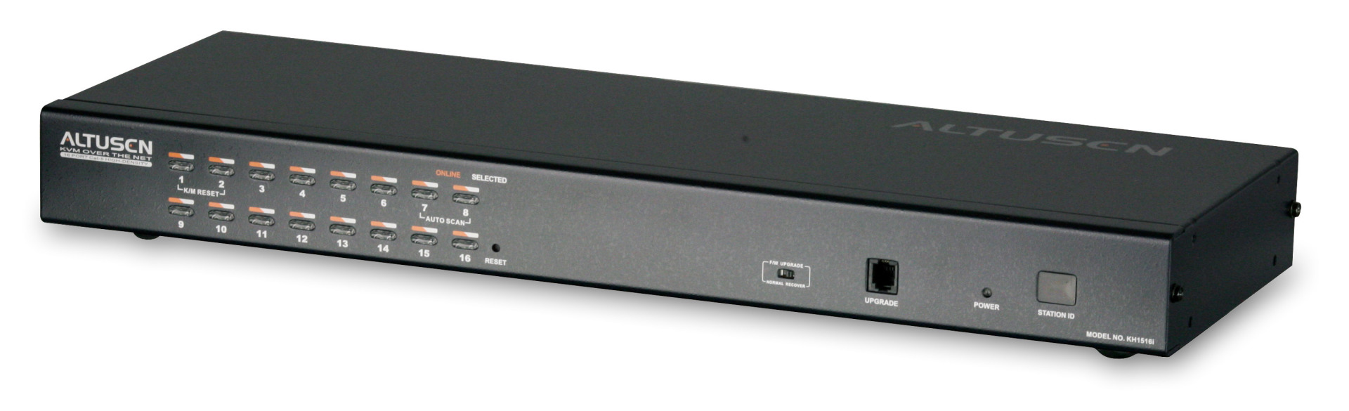 8-Port KVM IP Switch 19"/1HE "KVM over IP", Dual Bus