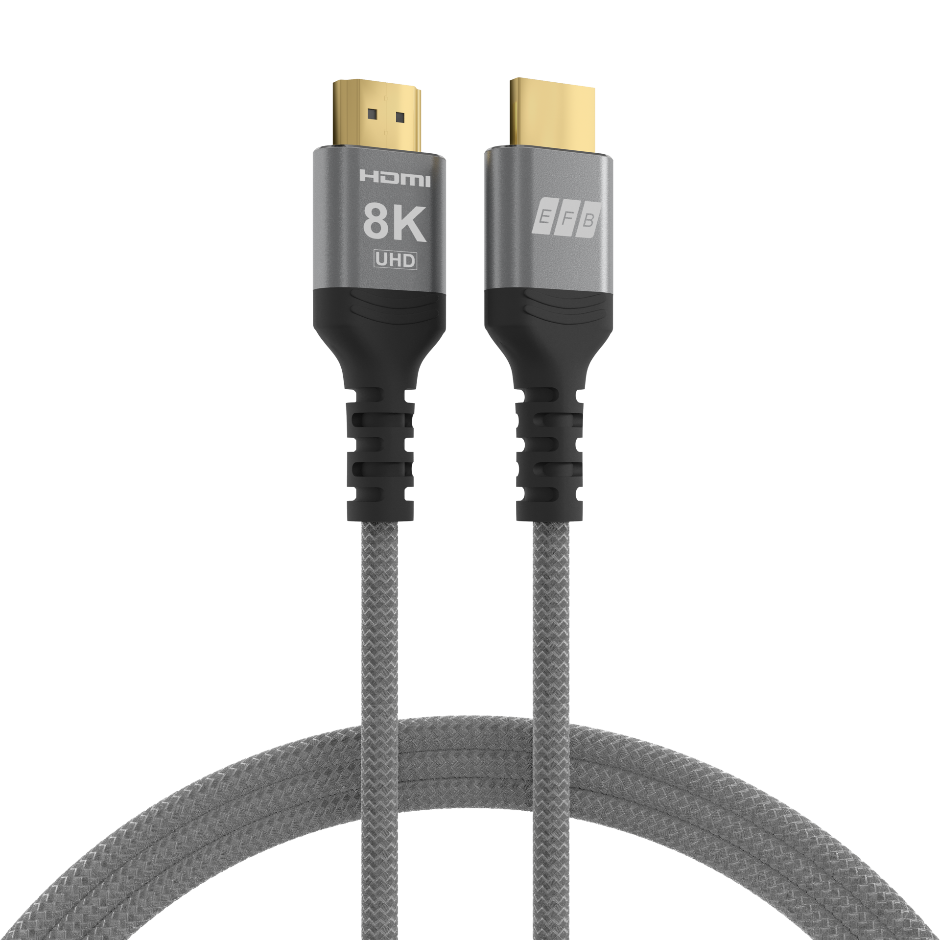 HDMI Kabel Ultra High-Speed 8K60Hz 48 Gbit/s 1m grau komp. mit HDMI 2.1/2.0