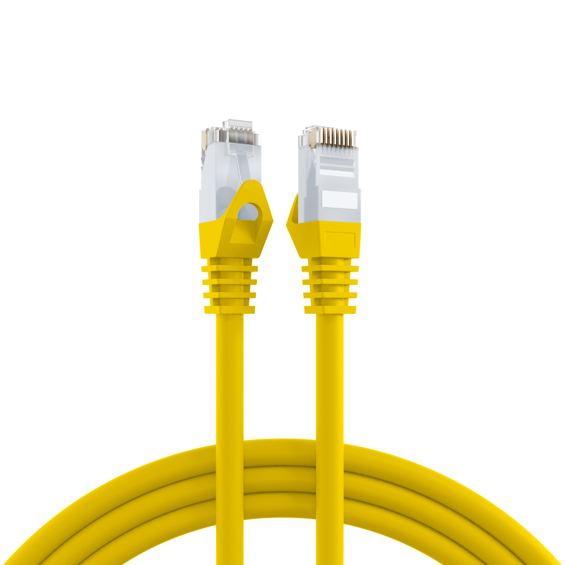 RJ45 Patch Cord Cat.6 U/UTP LSZH CCA yellow 20m