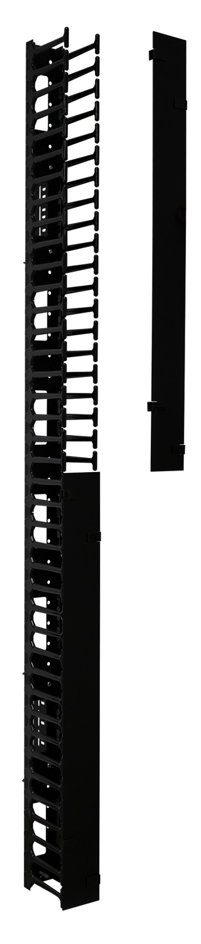 Vertical Cable Management for ESV 42U, 1 Piece, RAL7035