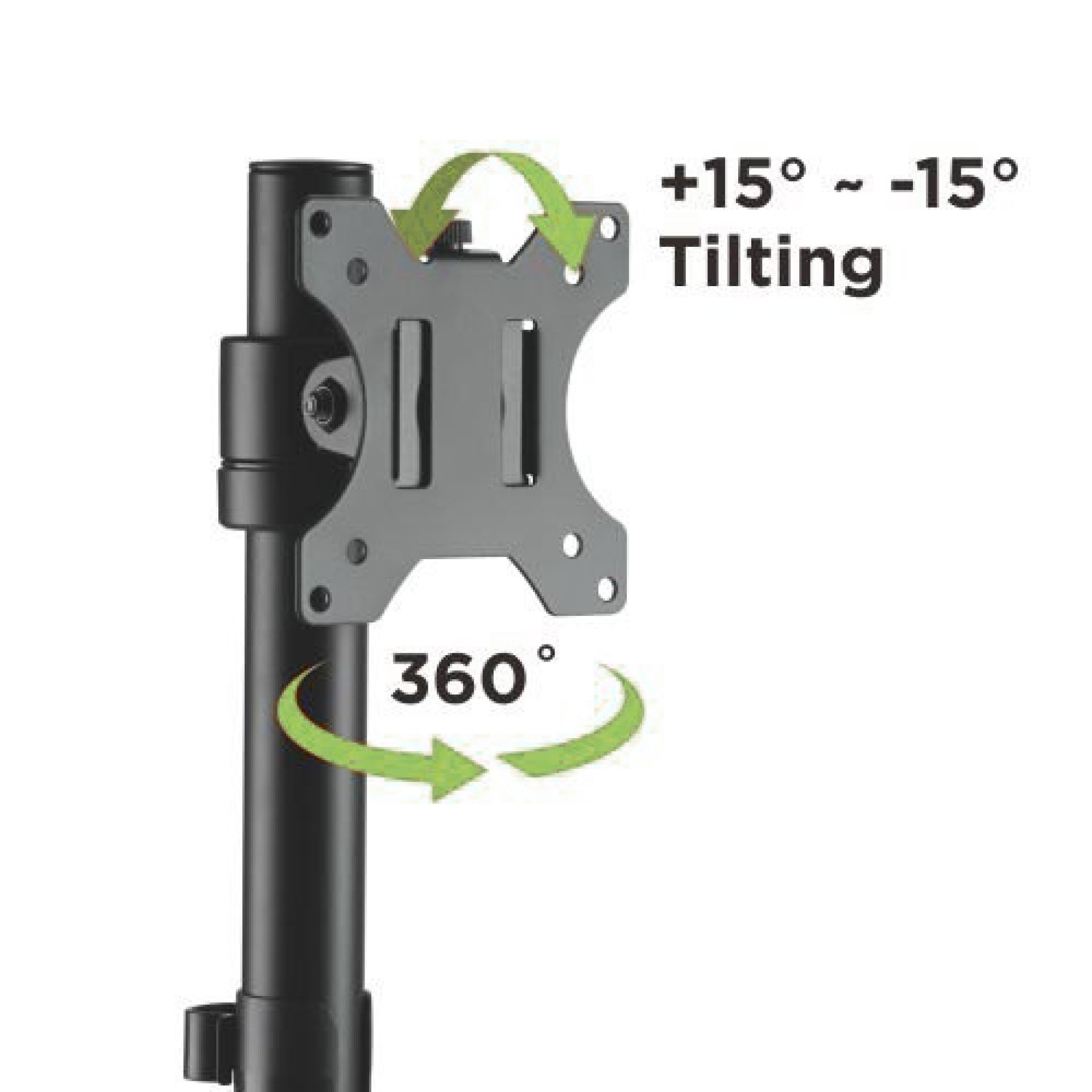 Schreibtisch Halterung für LCD/LED 13 - 27", schwarz