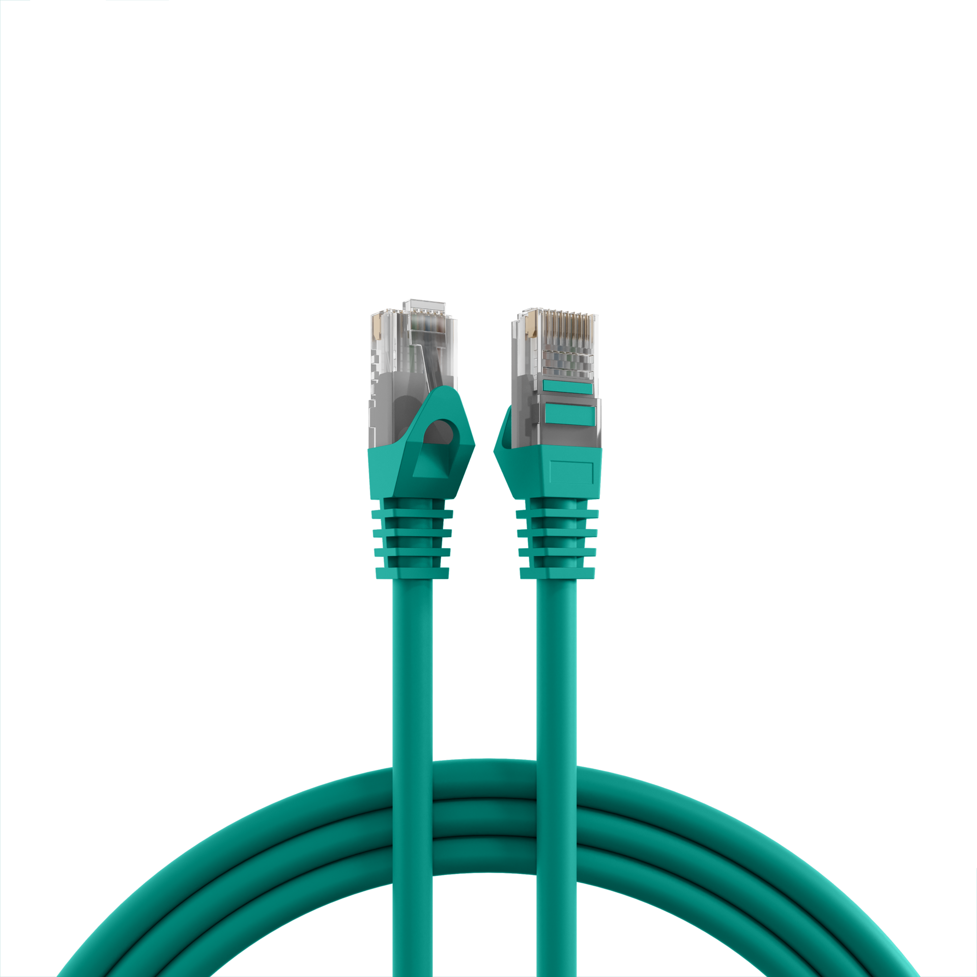 RJ45 Patchkabel Cat.5e U/UTP LSZH  CCA AWG24/7 grün 20m