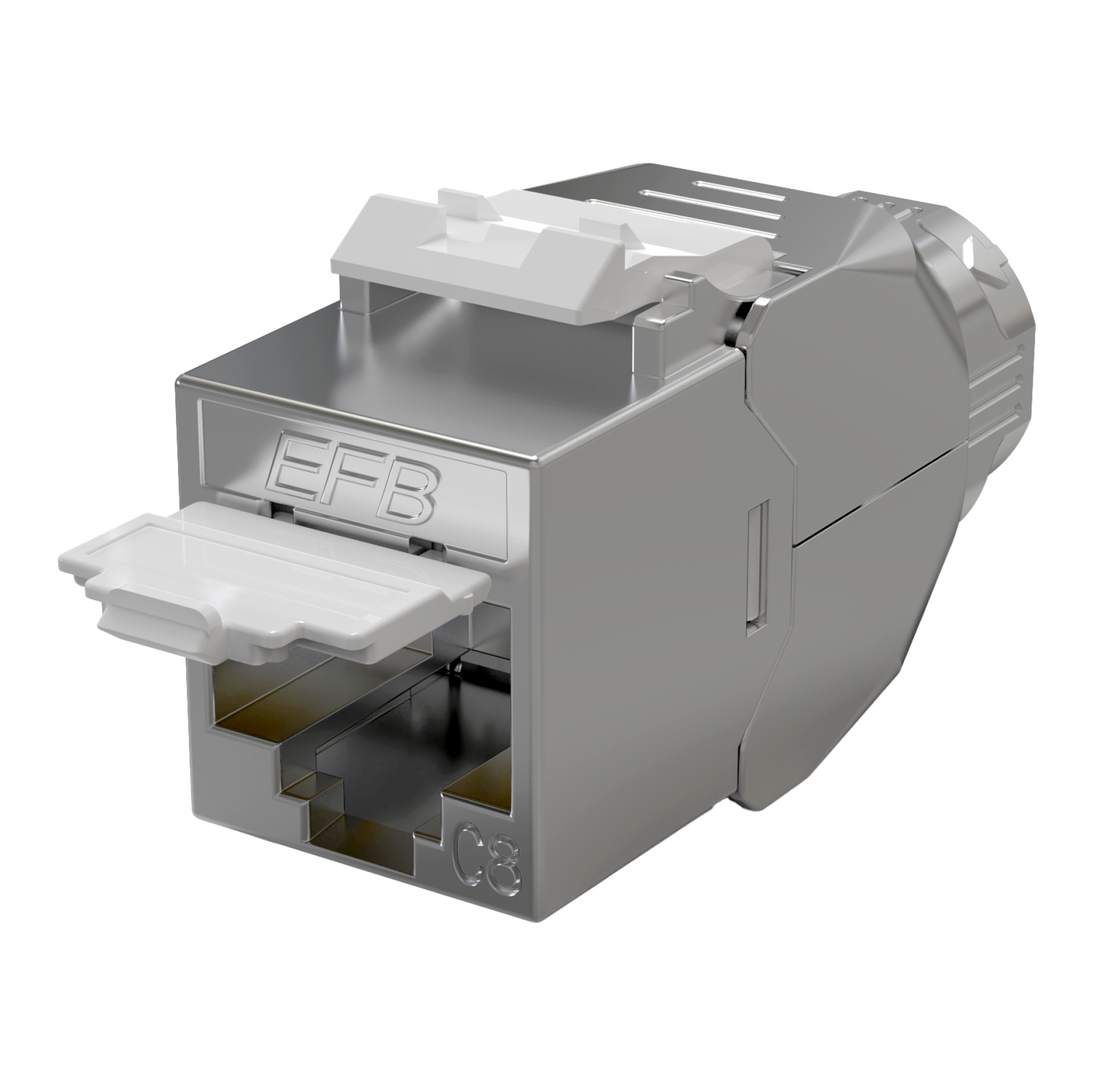 RJ45 Keystone Slimline, Cat.8.1, 2000MHz