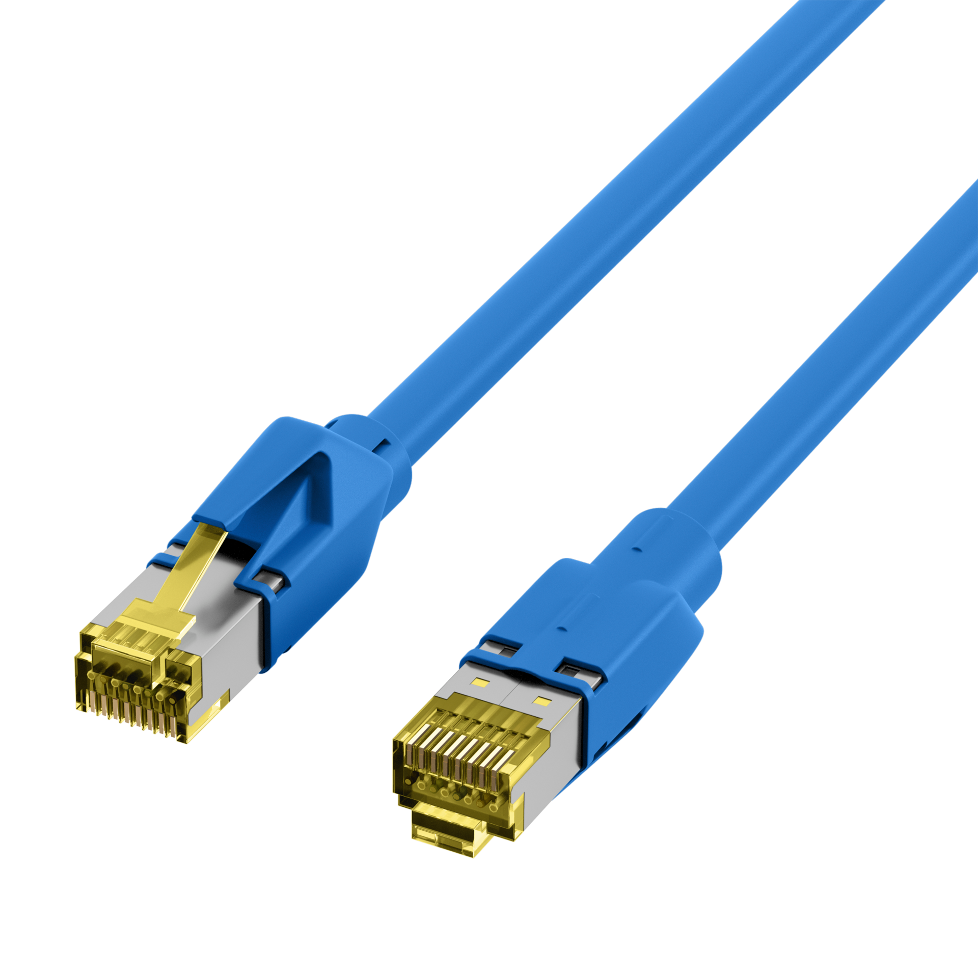 RJ45 Patchkabel Cat.6A S/FTP LSZH  Dätwyler 7702 TM31 blau 1,5m