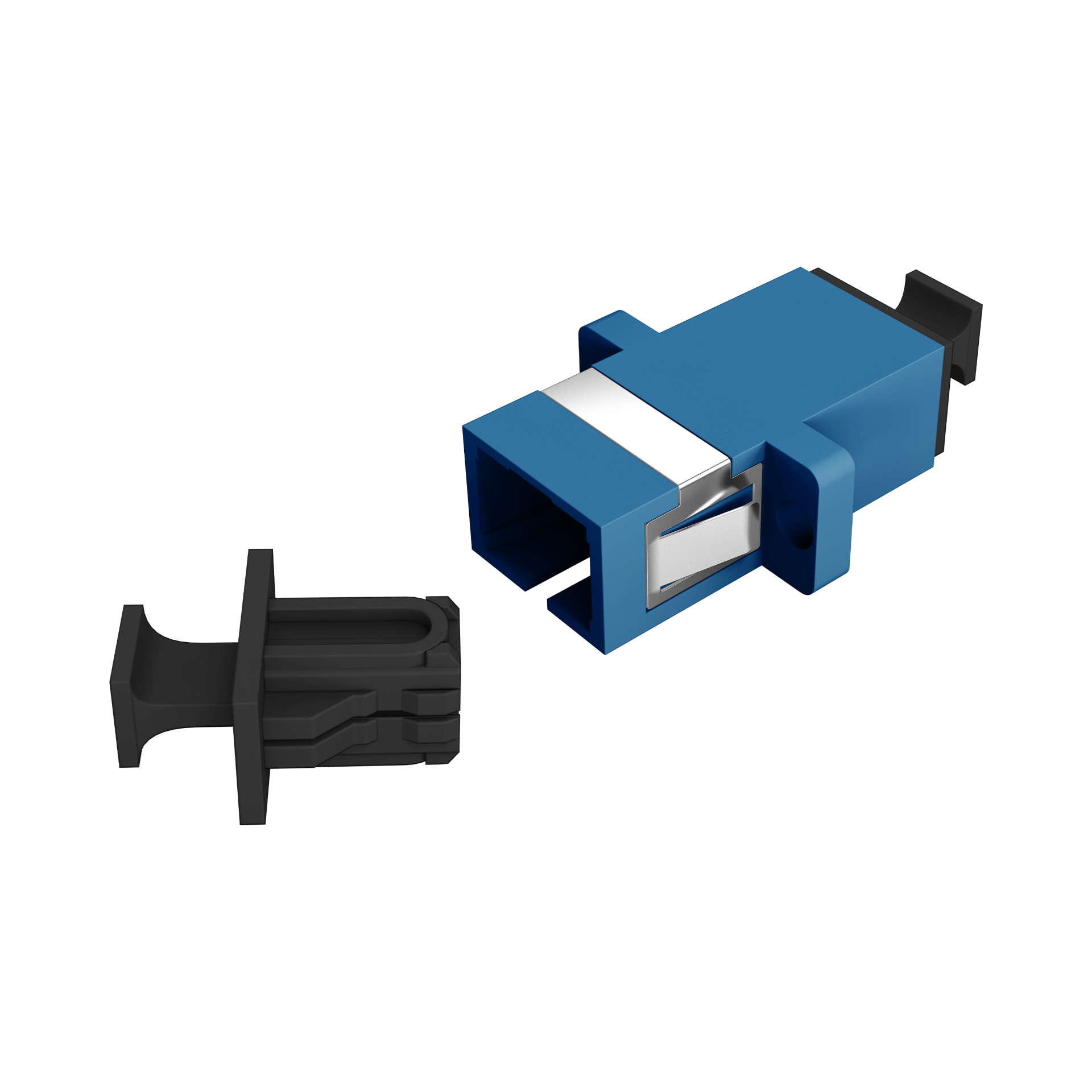 Kupplung SC Simplex OS2 blau 