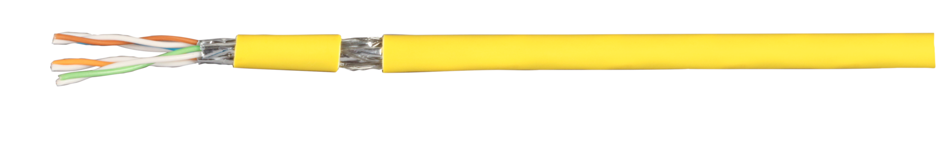 Patchkabel Cat.7 PiMF UC900MHz FLEX, SS26 4P Dca, gelb