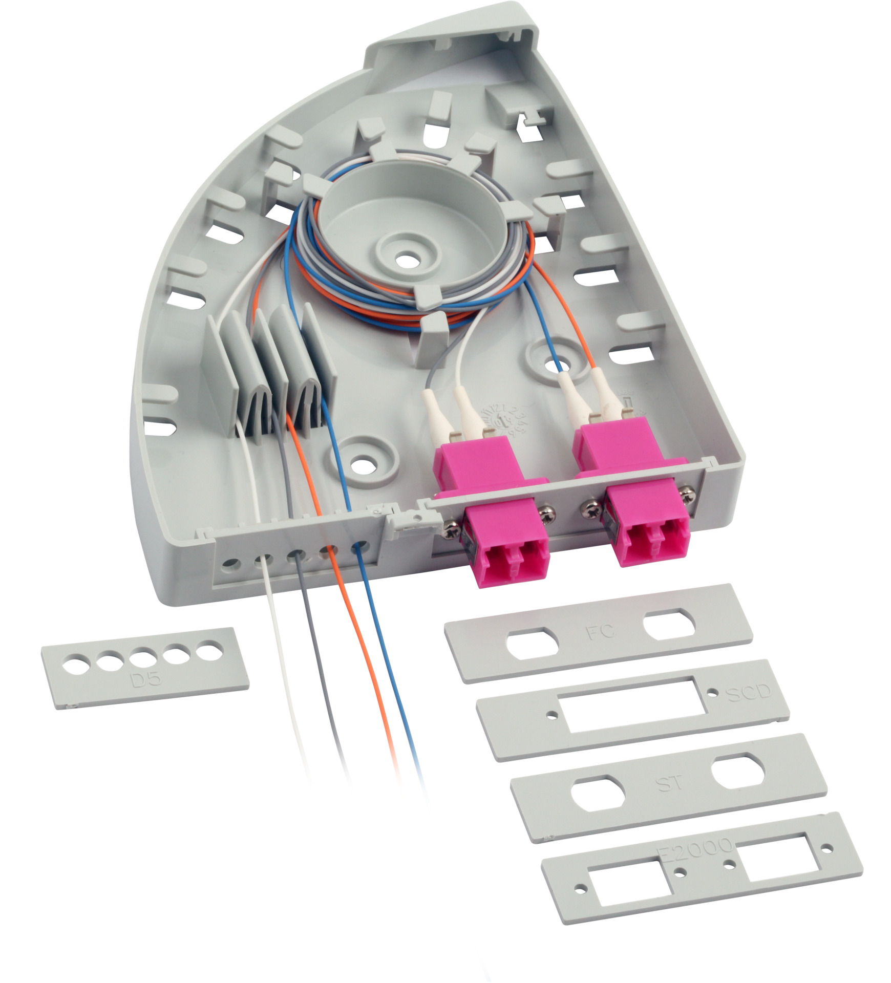 Small Splice distributor housing, IP20, RAL7035