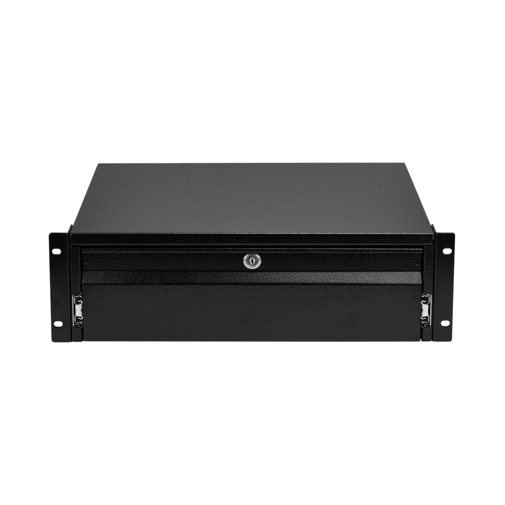 19" 3U Keyboard/Document Drawer, Lockable, RAL9005