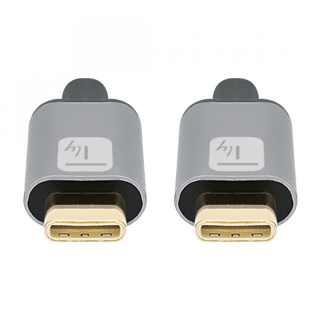USB3.2 Gen.2 Kabel Stecker Typ-C - Stecker USB Typ-C Schwarz 1 m