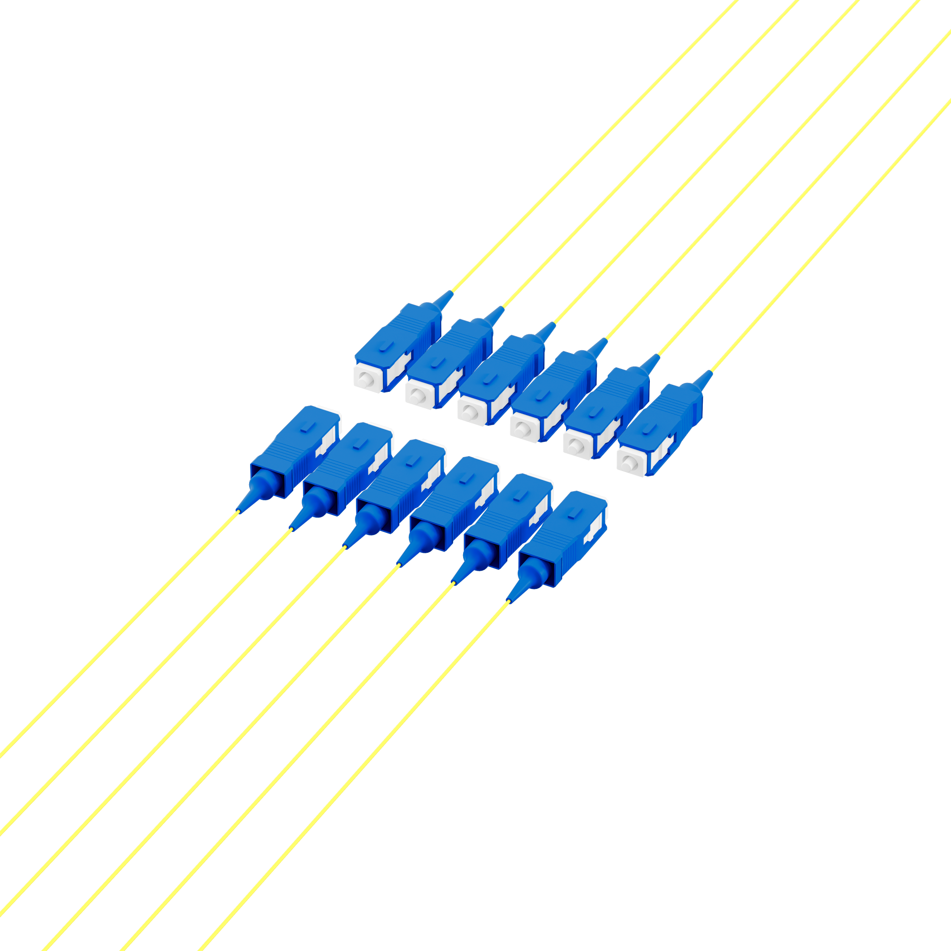 Faserpigtail SC 9/125µ OS2 G652D 2,0 m Gelb 1 Stück