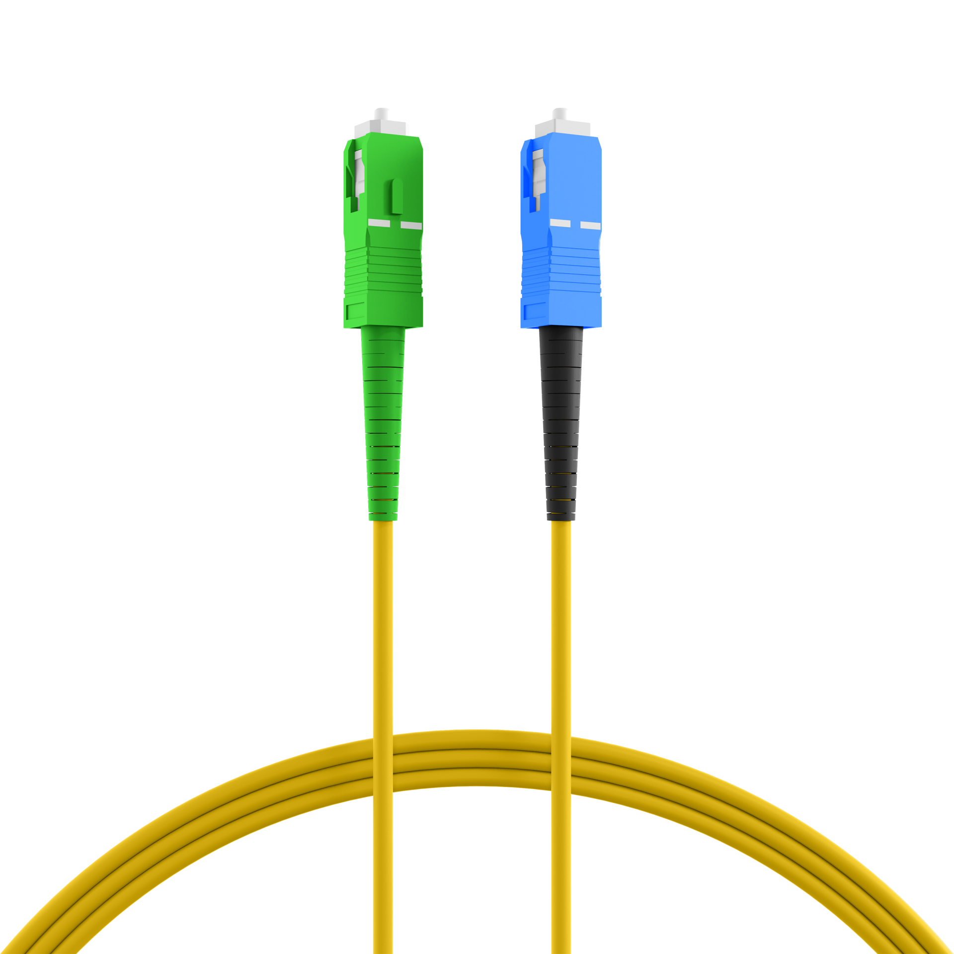 Simplex Patchkabel SC/APC-SC OS2 G657A2 2m LSZH 3mm gelb