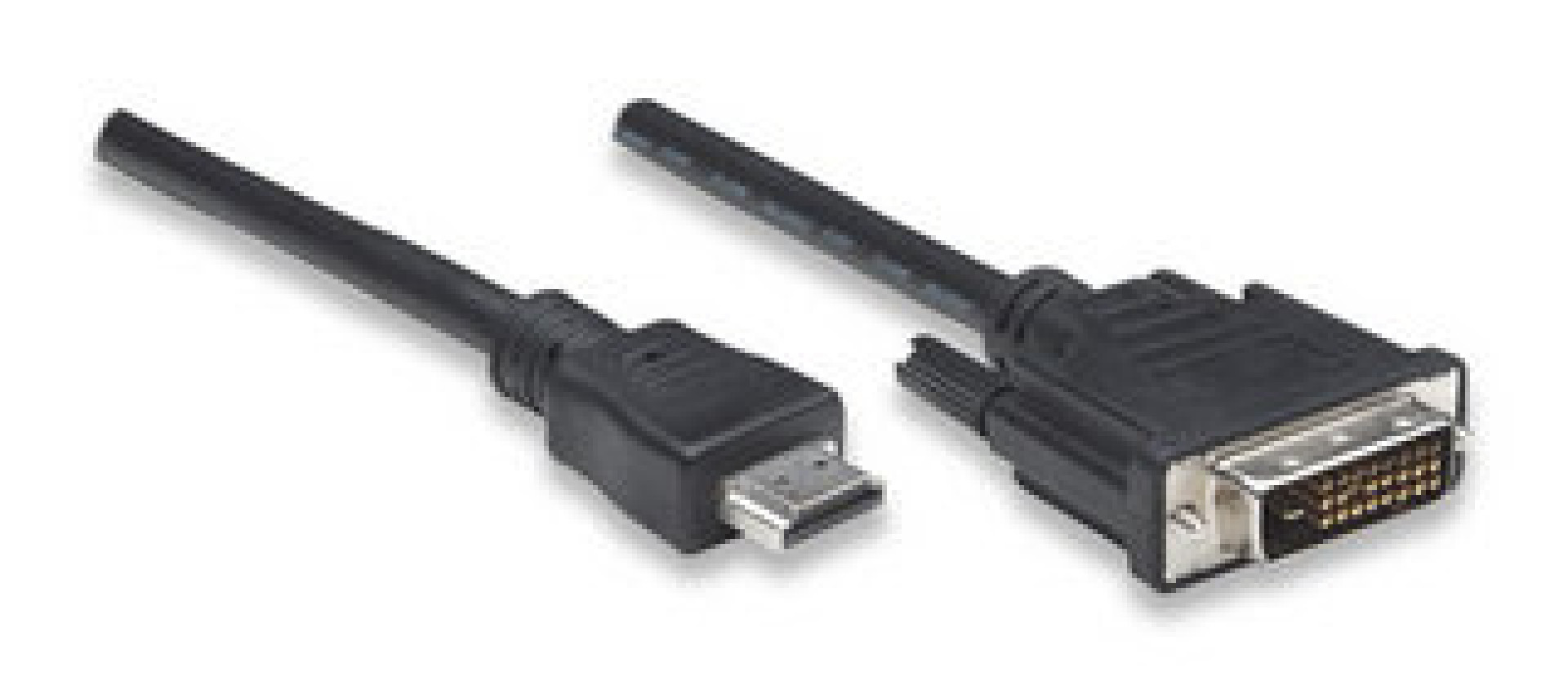 HDMI zu DVI-D Anschlusskabel, schwarz, 1 m