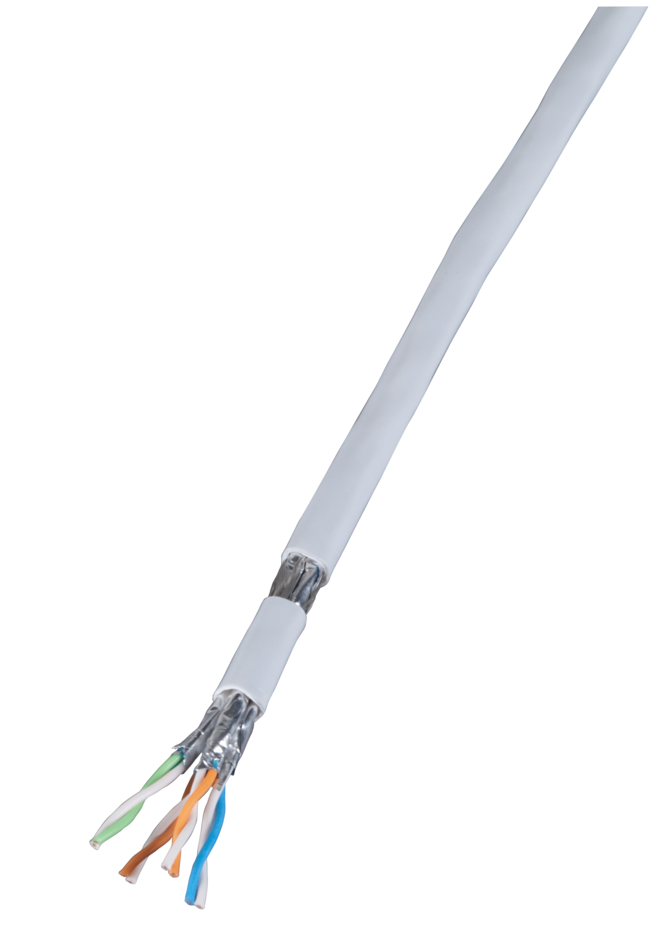 Patchkabel Cat.7 PiMF UC900MHz SS27 4P, FRNC-B, grau
