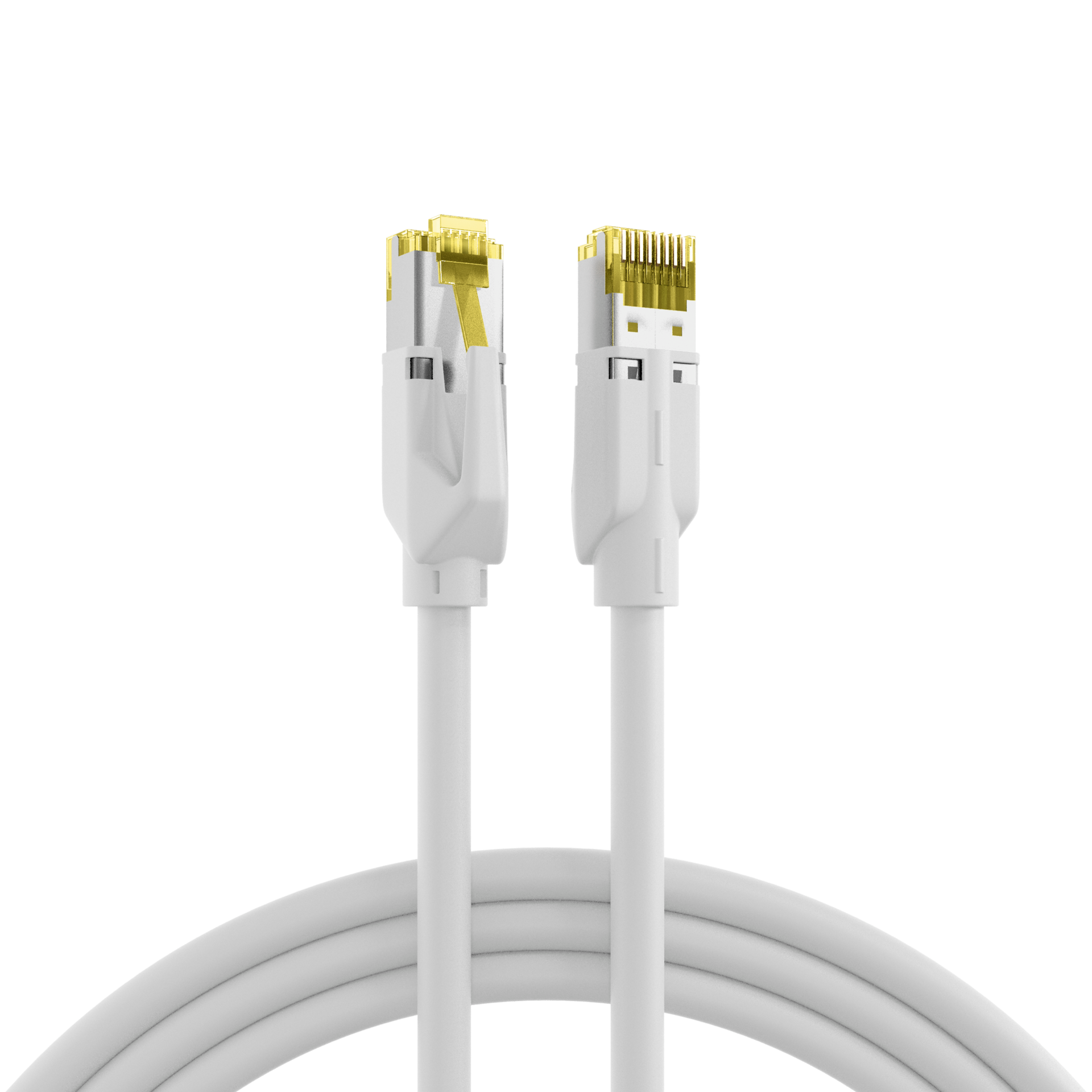 RJ45 Patch Cord Cat.6A S/FTP LSZH Draka UC900 TM31 white 0,5m