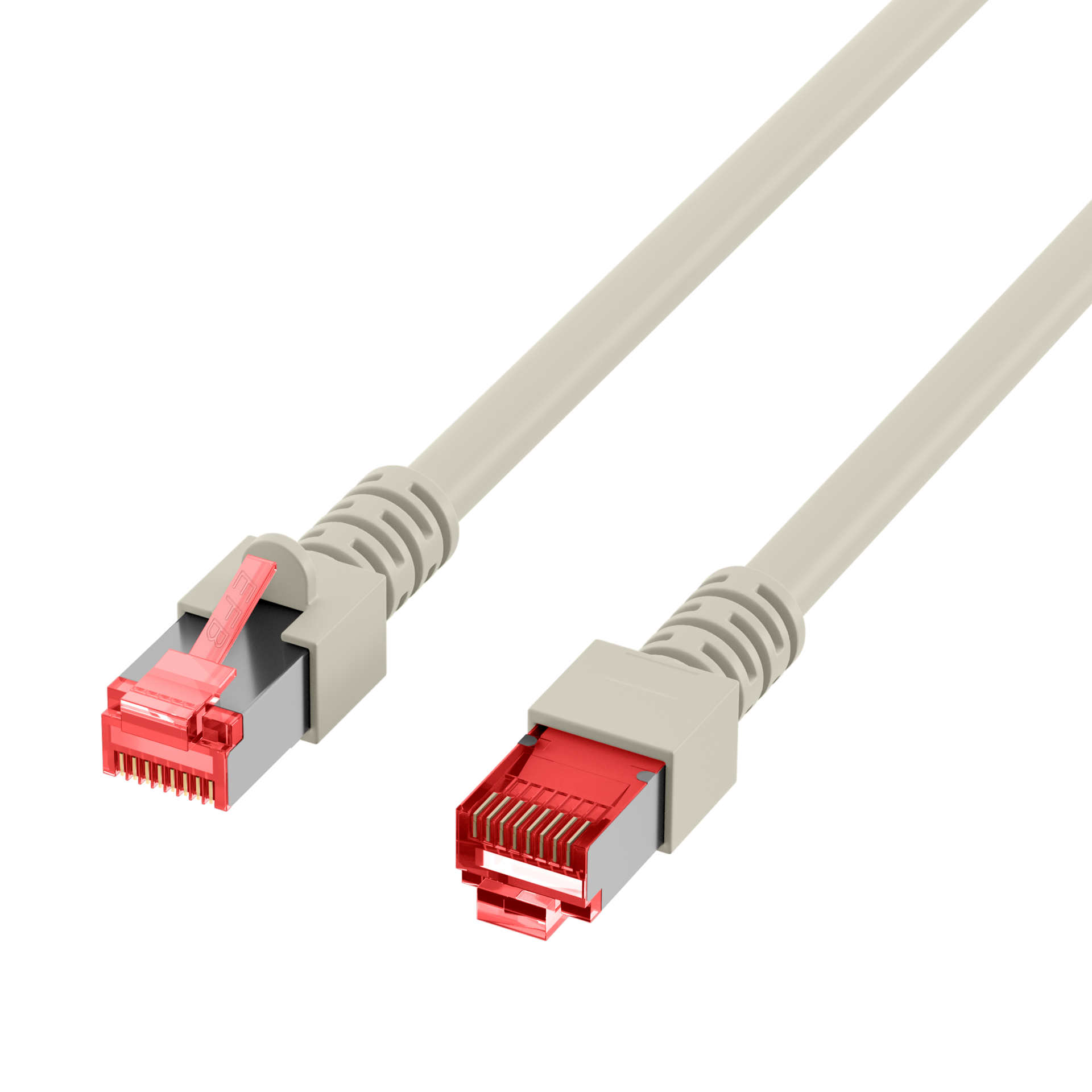 Cordon RJ45 catégorie 5e F/UTP rouge - 0,15 m - JPF Industries