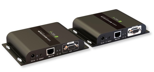 HDBIT VGA/Audio Extender Transmitter/Receiver over IP, 120m