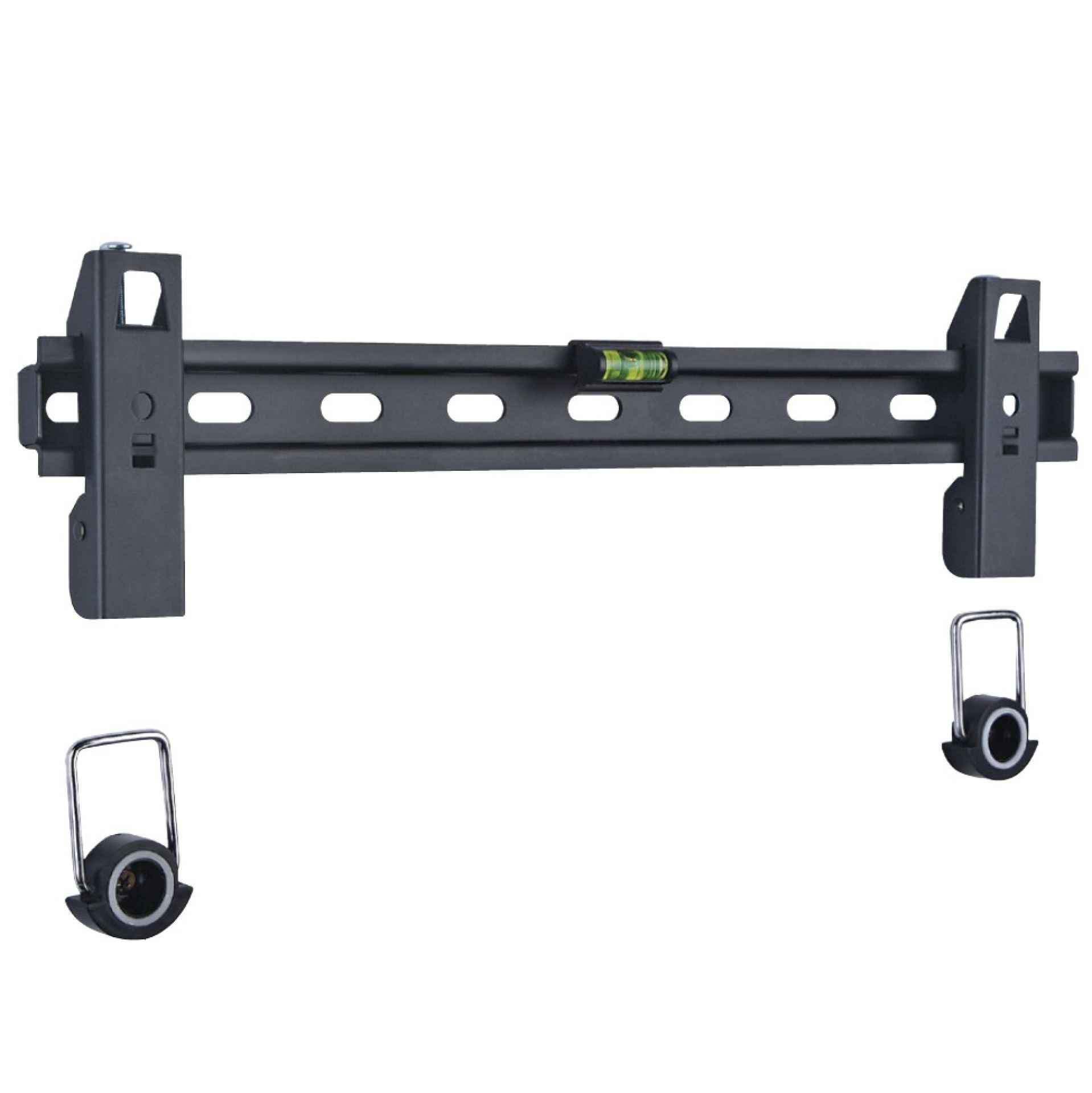 Wall support for LCD TV LED 40" - 65" with spacers, fixed black