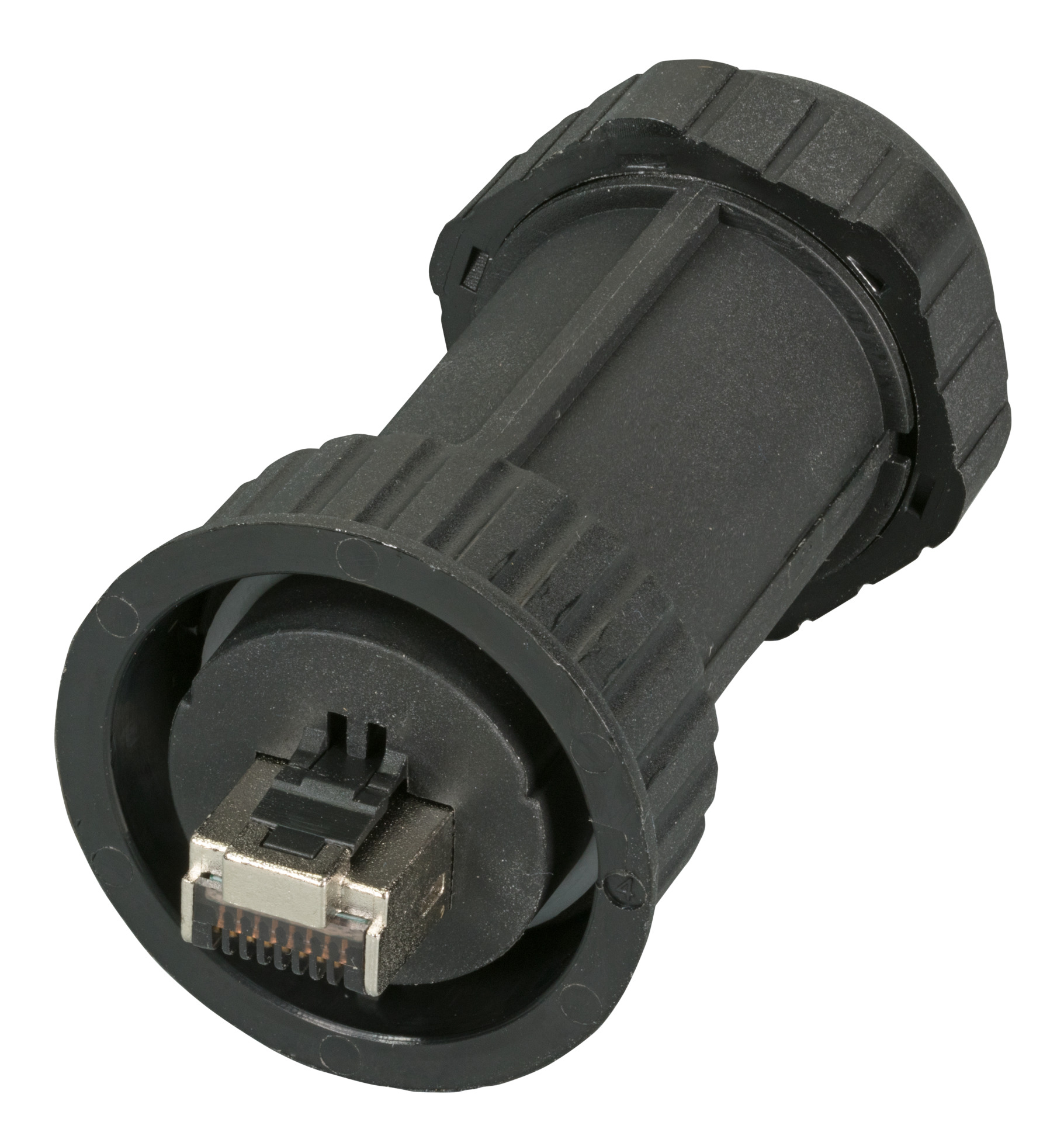 IP68 Kabelverschraubung für RJ45 feldkonf. Stecker, Kabel-Durchm.: 4,5 - 6,5 mm