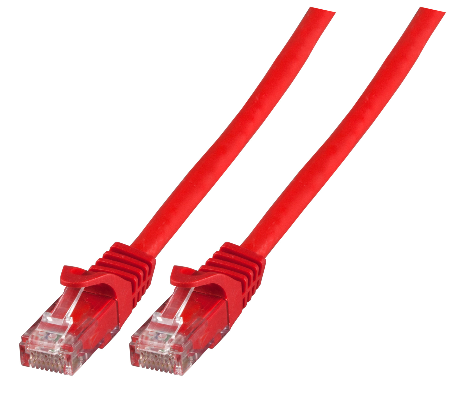 RJ45 Patch cable U/UTP, Cat.6, LSZH, CCA, 1m, red