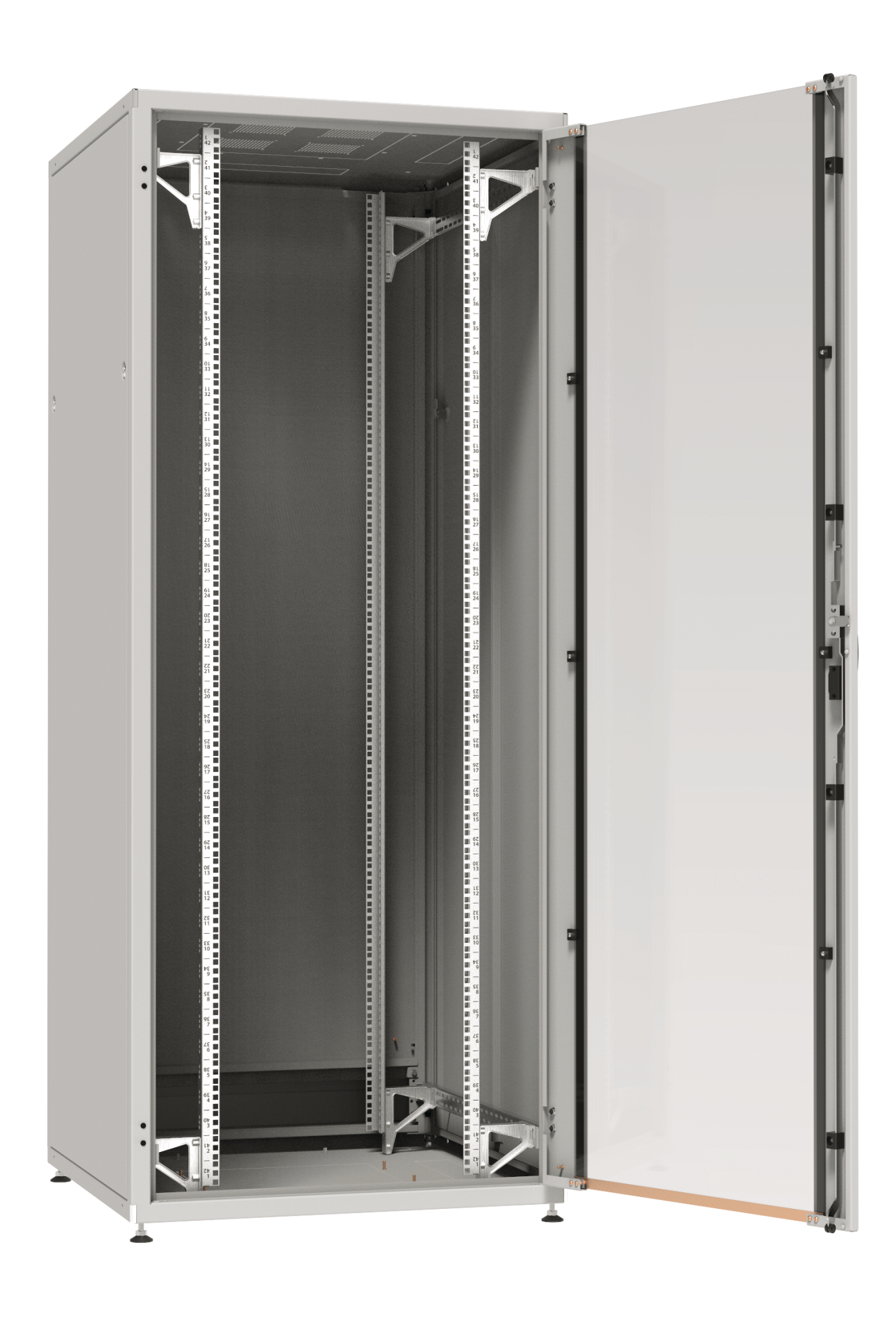 19" Netzwerkschrank PRO 42HE, 800x1000 mm, RAL7035