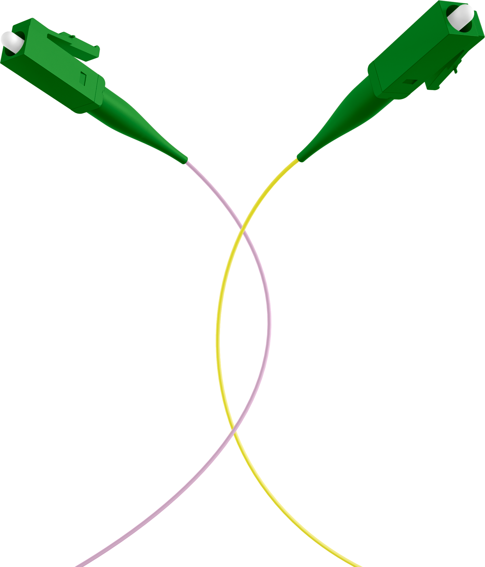 INFRALAN® Faserpigtail LC/APC OS2 G652D-farbiges Set 2m - 12 Stück