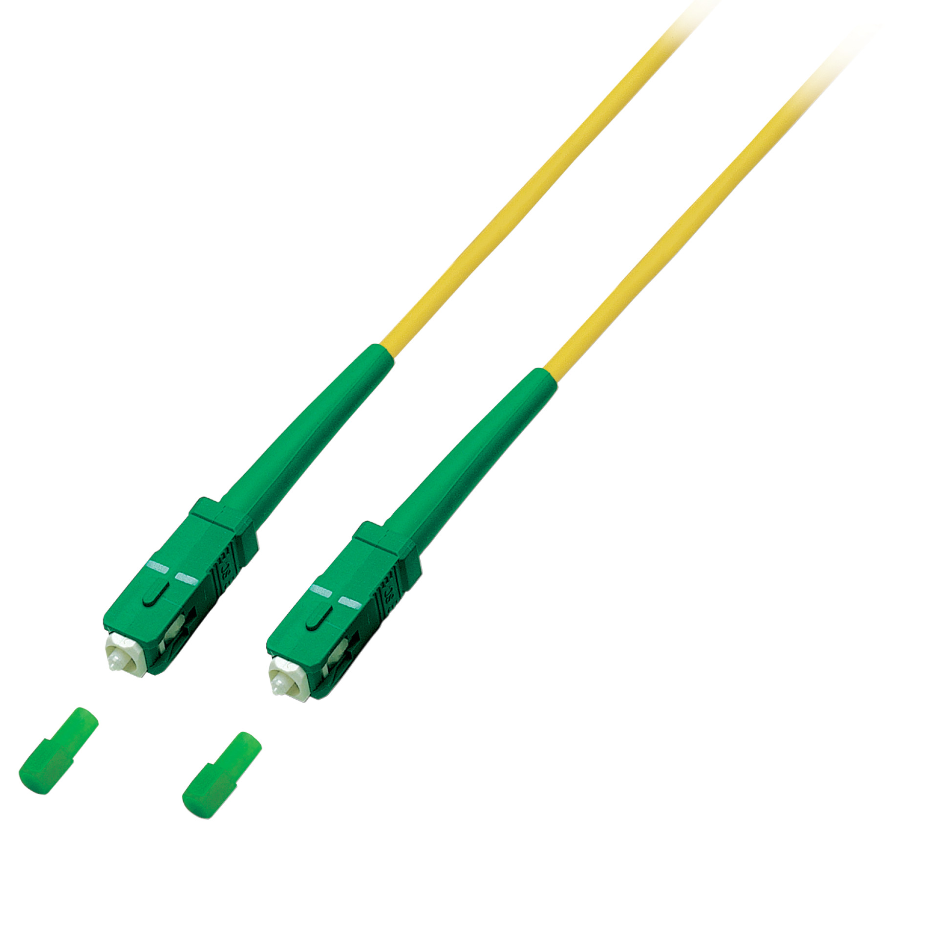 Simplex FO Patch Cable SC/APC-SC/APC G657.A2 12,5m 3,0mm yellow 9/125µm
