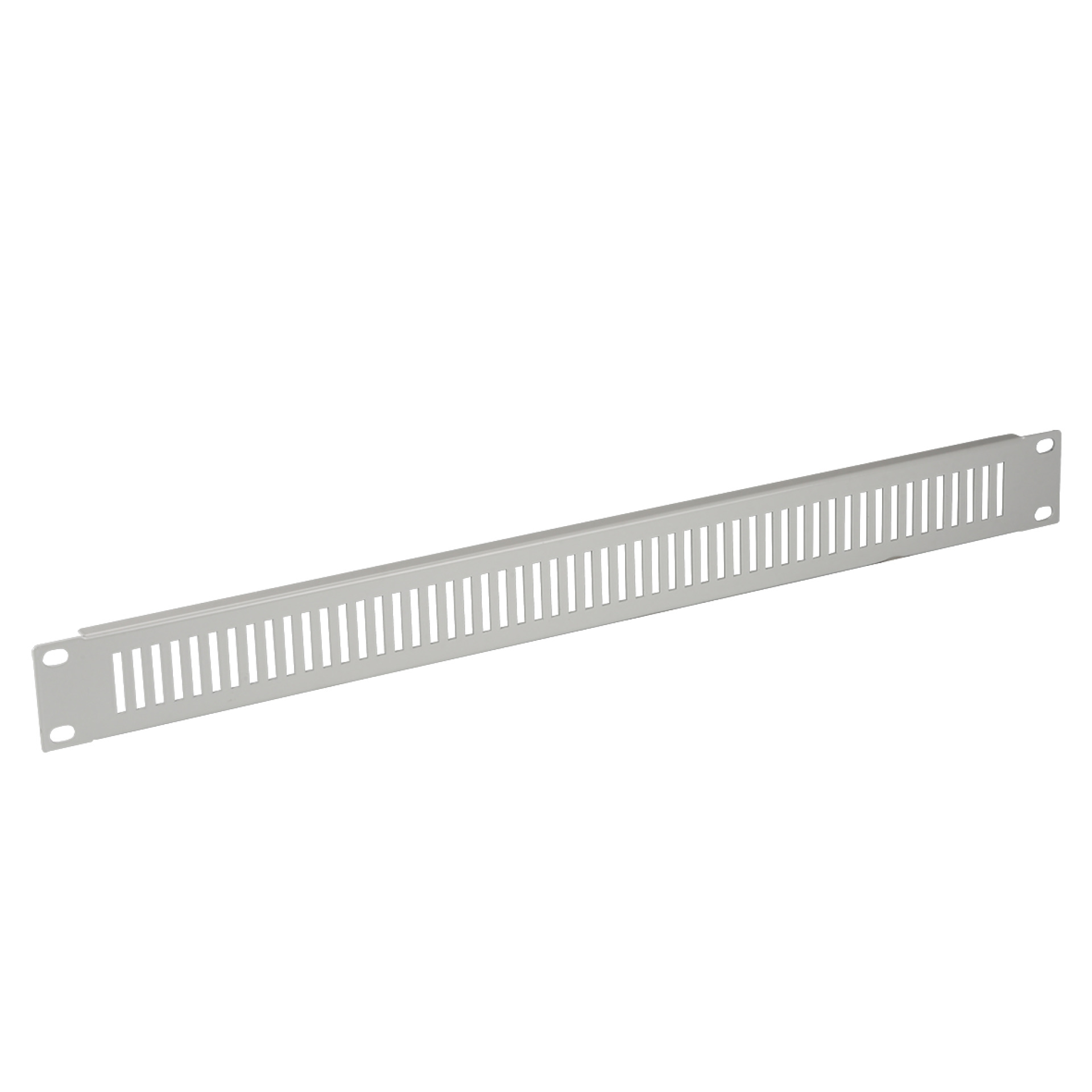 19" 1U Dummy Plate, Perforated, RAL7035