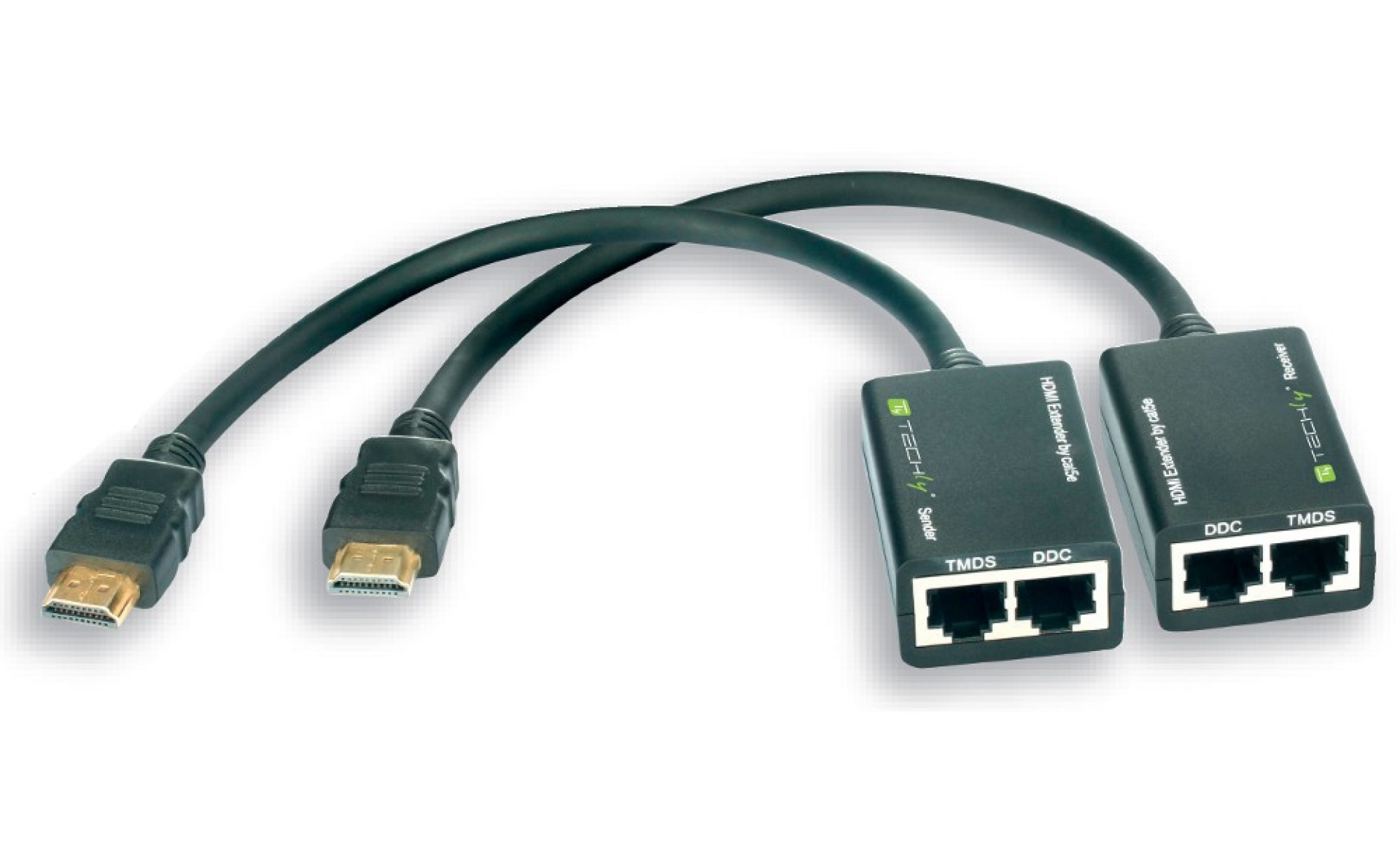 HDMI Extender mit eingebautem Kabel , 30m