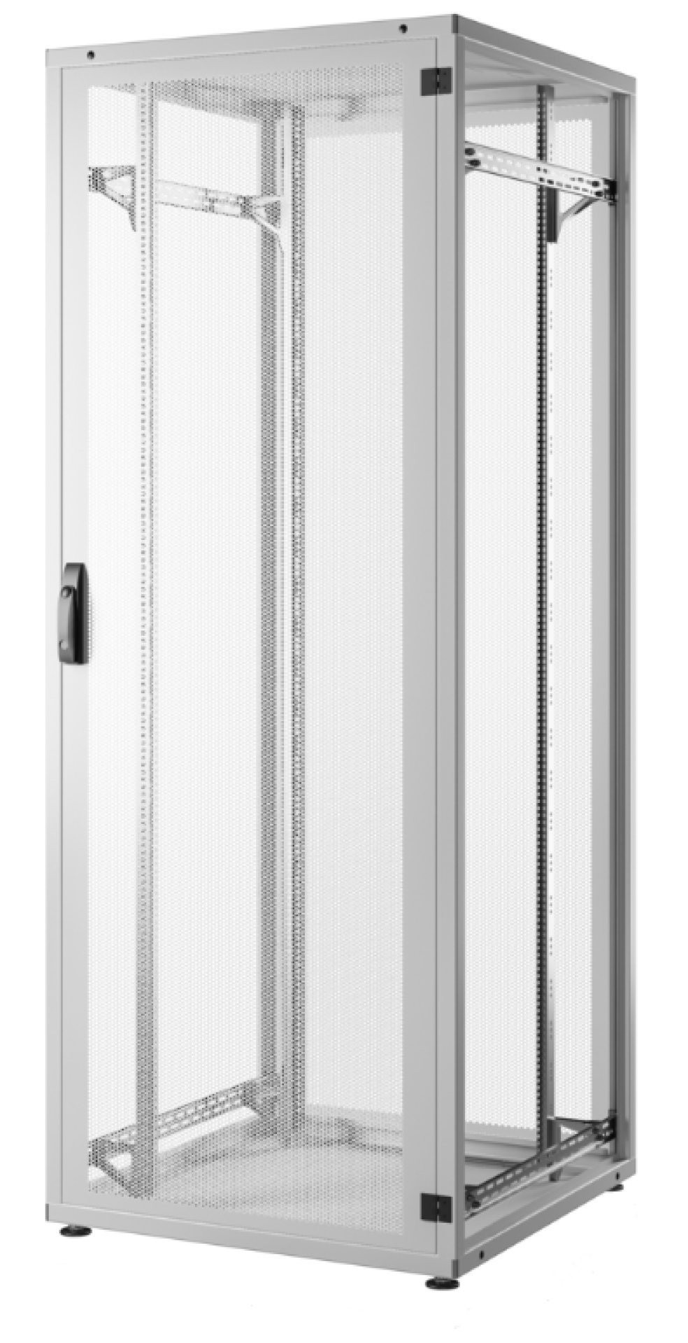19" Serverschrank PRO 47HE, 800x1400 mm, F+R=1-tlg., ohne SW, RAL7035