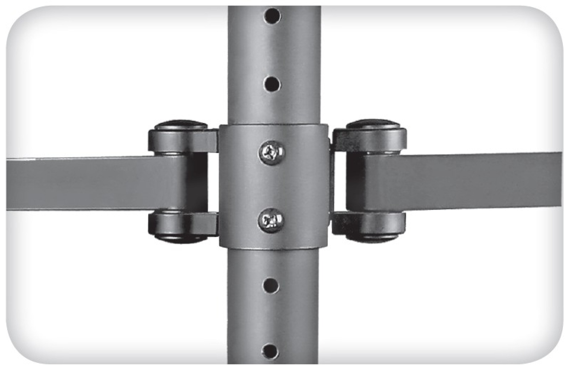 Schreibtischhalterung für 3 LCD TV LED 13"-24", mit Klemme