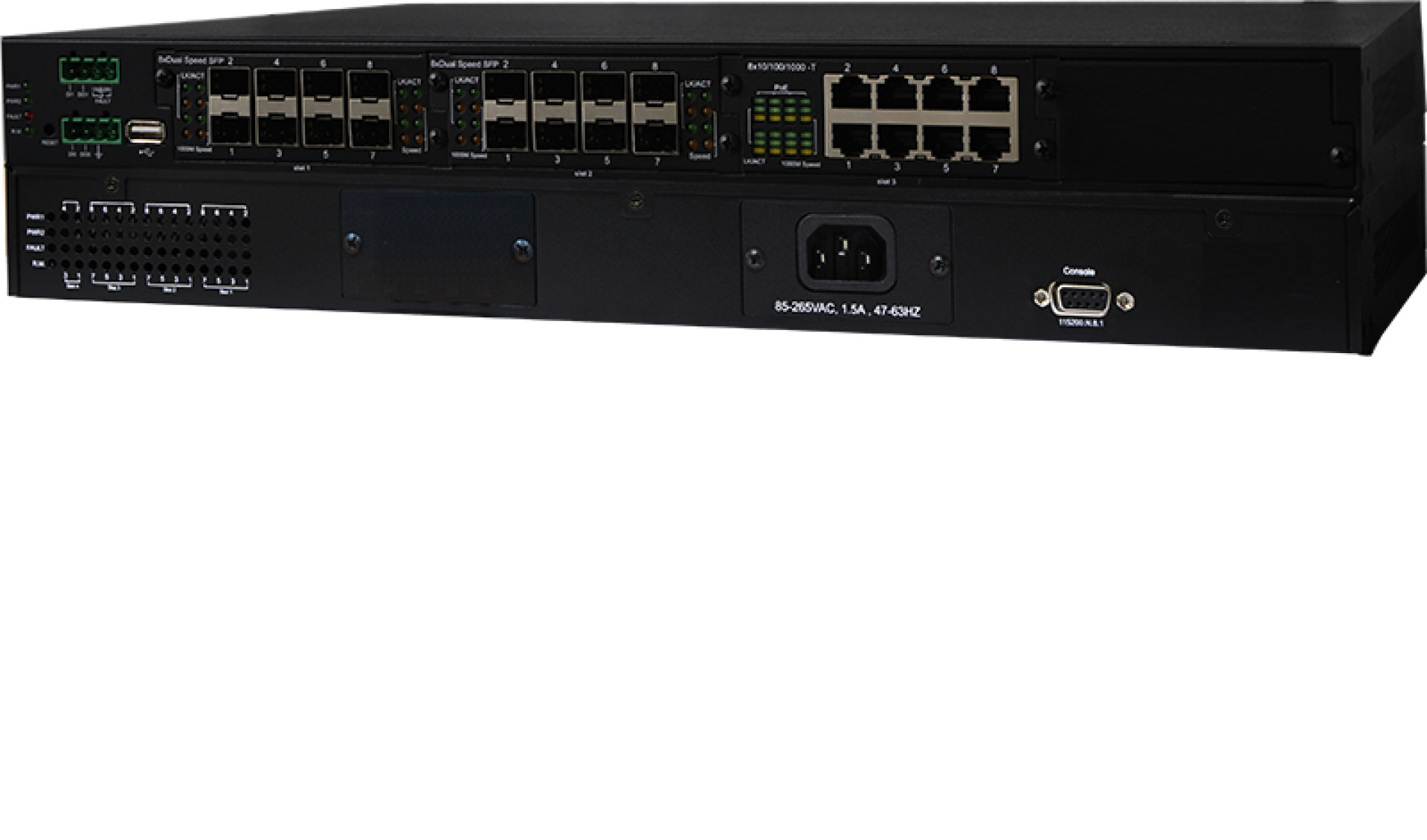 16-Port SFP DualSpeed L2 Managed + 8-Port Gigabit Ethernet Switch