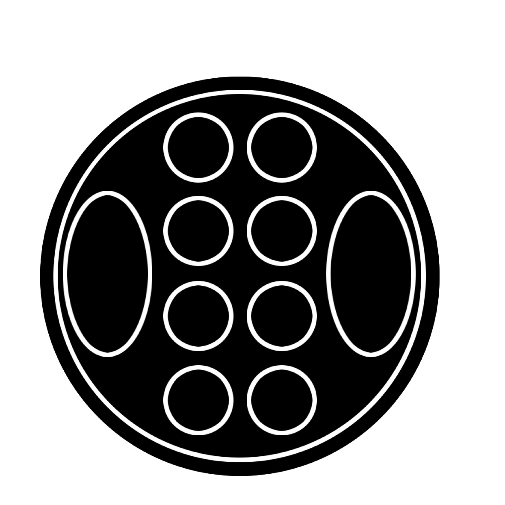 Dome closure round 525mm high, D=285mm