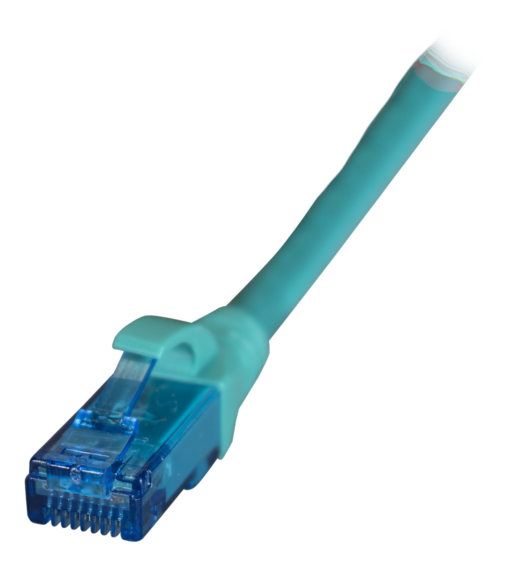 RJ45 Patchkabel U/UTP, Cat.6A, LSZH, Premium, 500MHz, 0,15m, grün