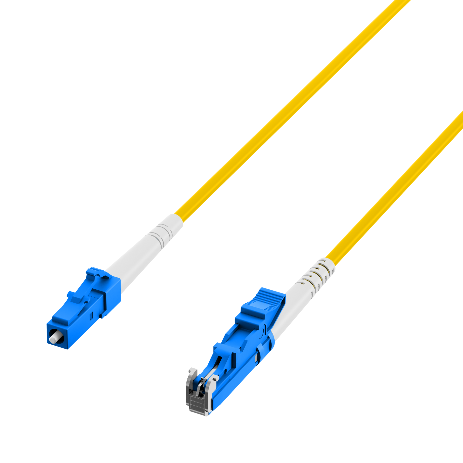 Simplex LWL Patchkabel E2000®-LC OS2 1m 3,0mm Gelb 9/125µm