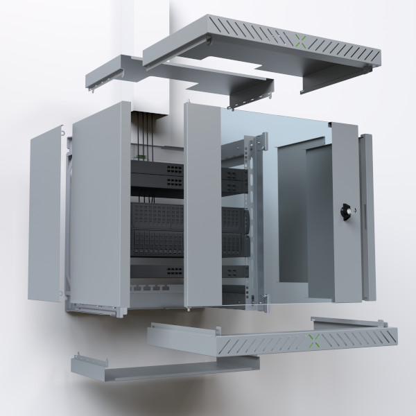 X-Rack: How the outer cover fits onto the backframe X-Rack: How the outer cover fits onto the backframe